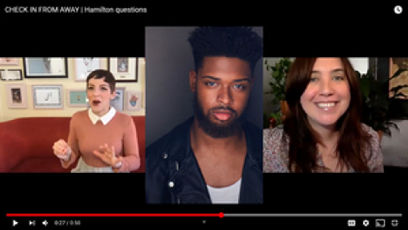 VIDEO: CHECK IN FROM AWAY Chats With HAMILTON Tour Star Warren Egypt Franklin  Image