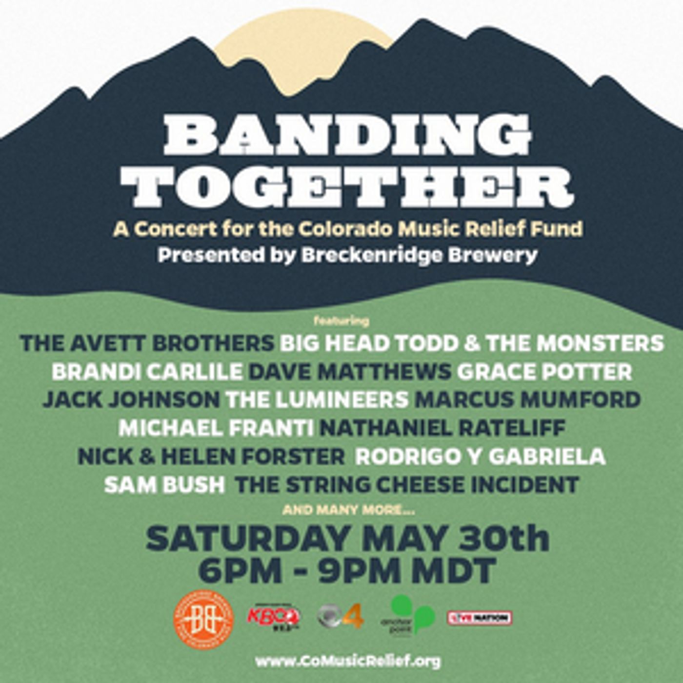 Grace Potter, Jack Johnson, Marcus Mumford and More Join 'Banding Together' Virtual Concert  Image