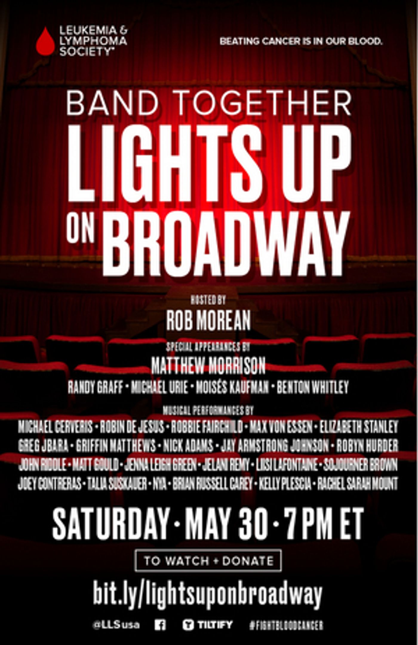 Michael Cerveris, Max von Essen, Robin de Jesus and More Join BAND TOGETHER: LIGHTS UP ON BROADWAY  Image