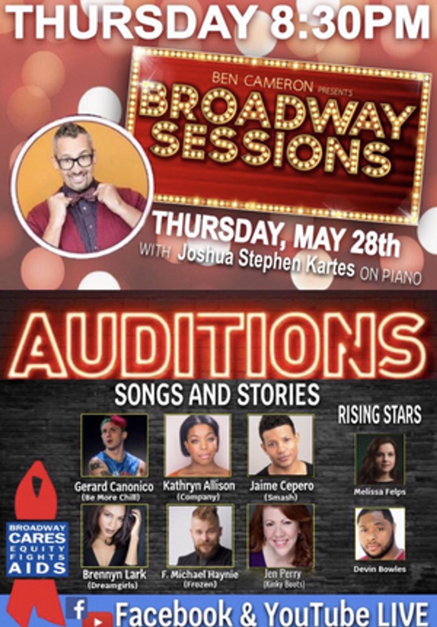 Broadway Sessions Audition Songs and Stories Series Continues Tonight  Image