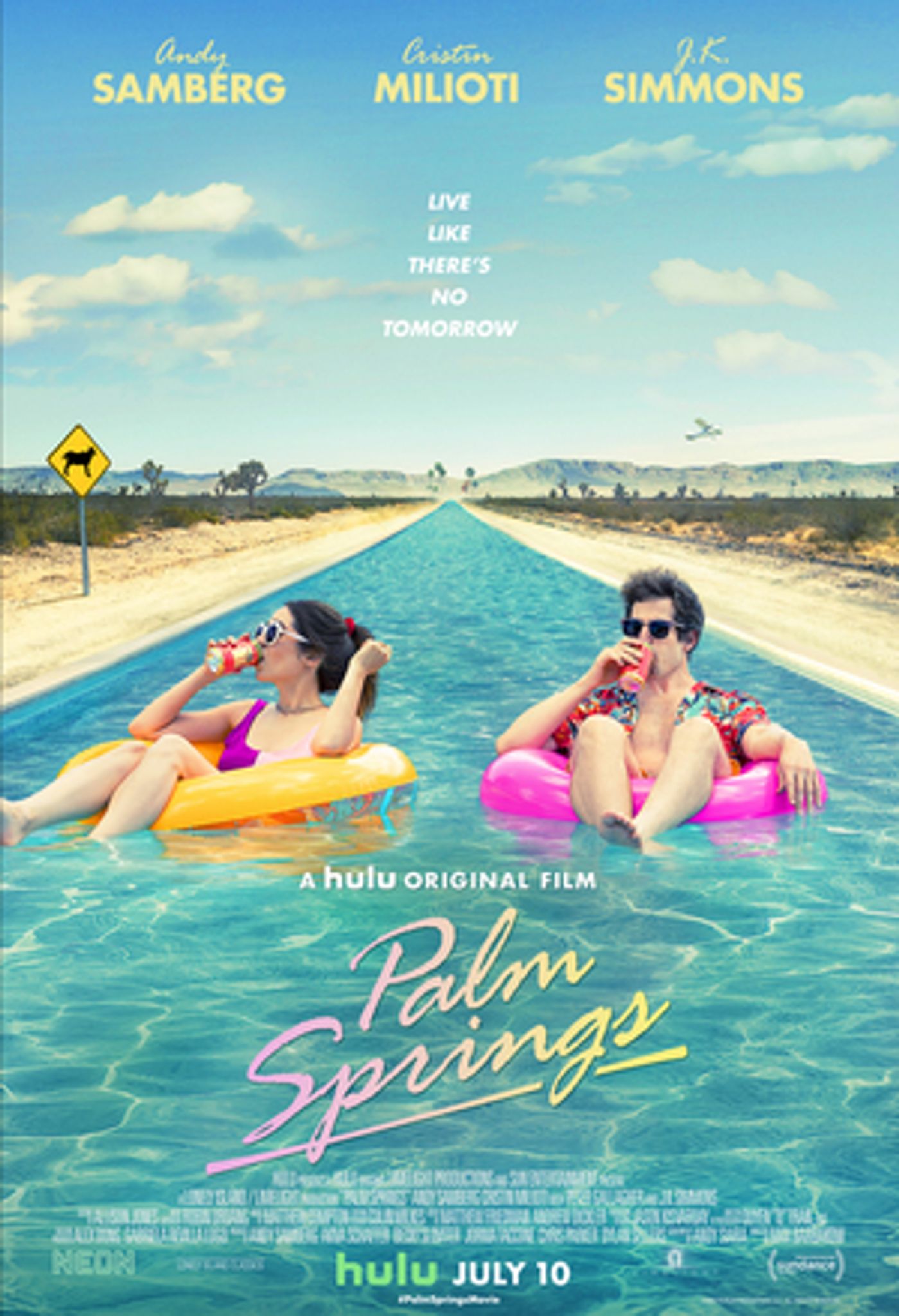 Hulu Original Film PALM SPRINGS, Starring Cristin Milioti and Andy Samberg, to Premiere This July  Image