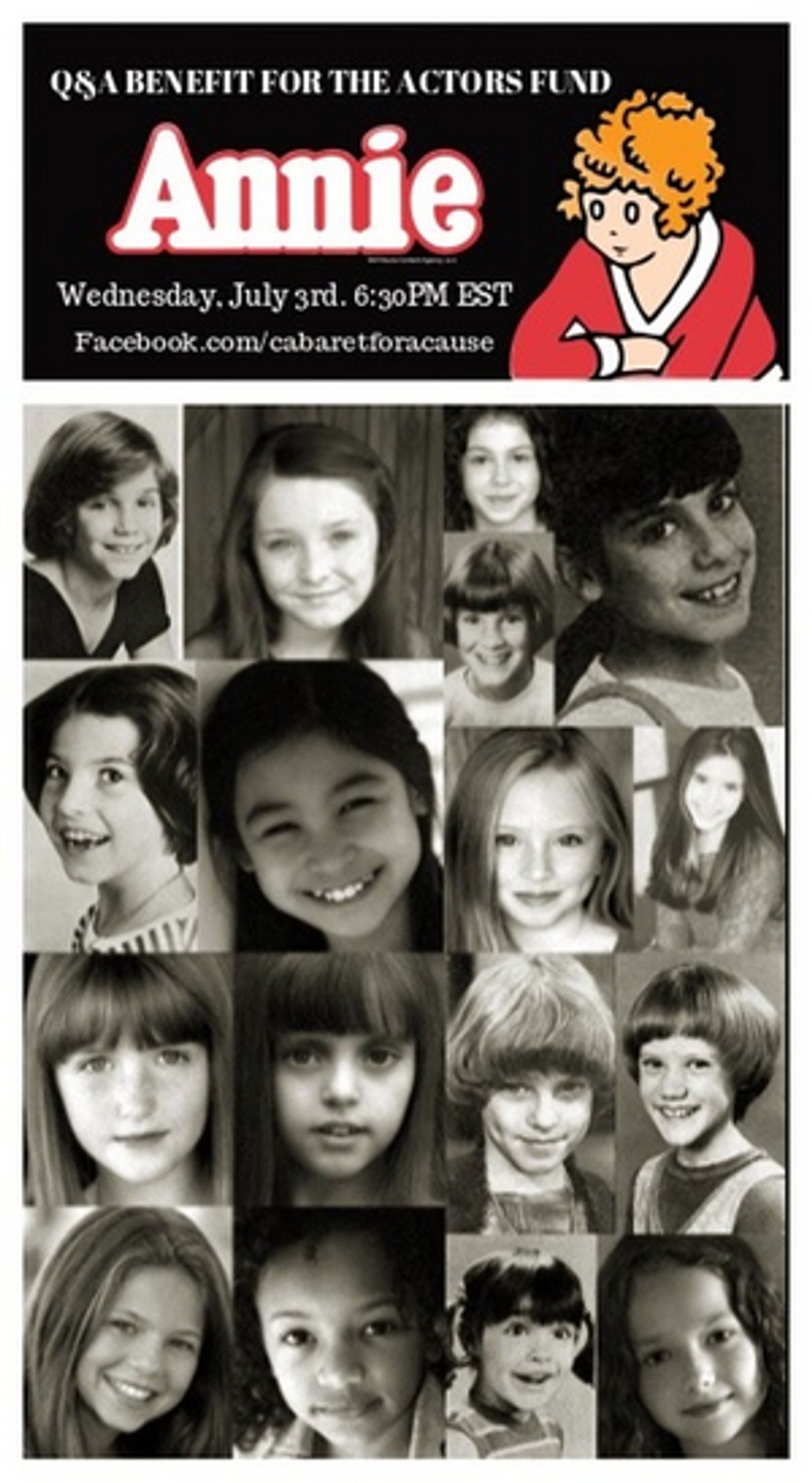 Cast Members From Productions of ANNIE Will Reunite to Benefit The Actors Fund  Image