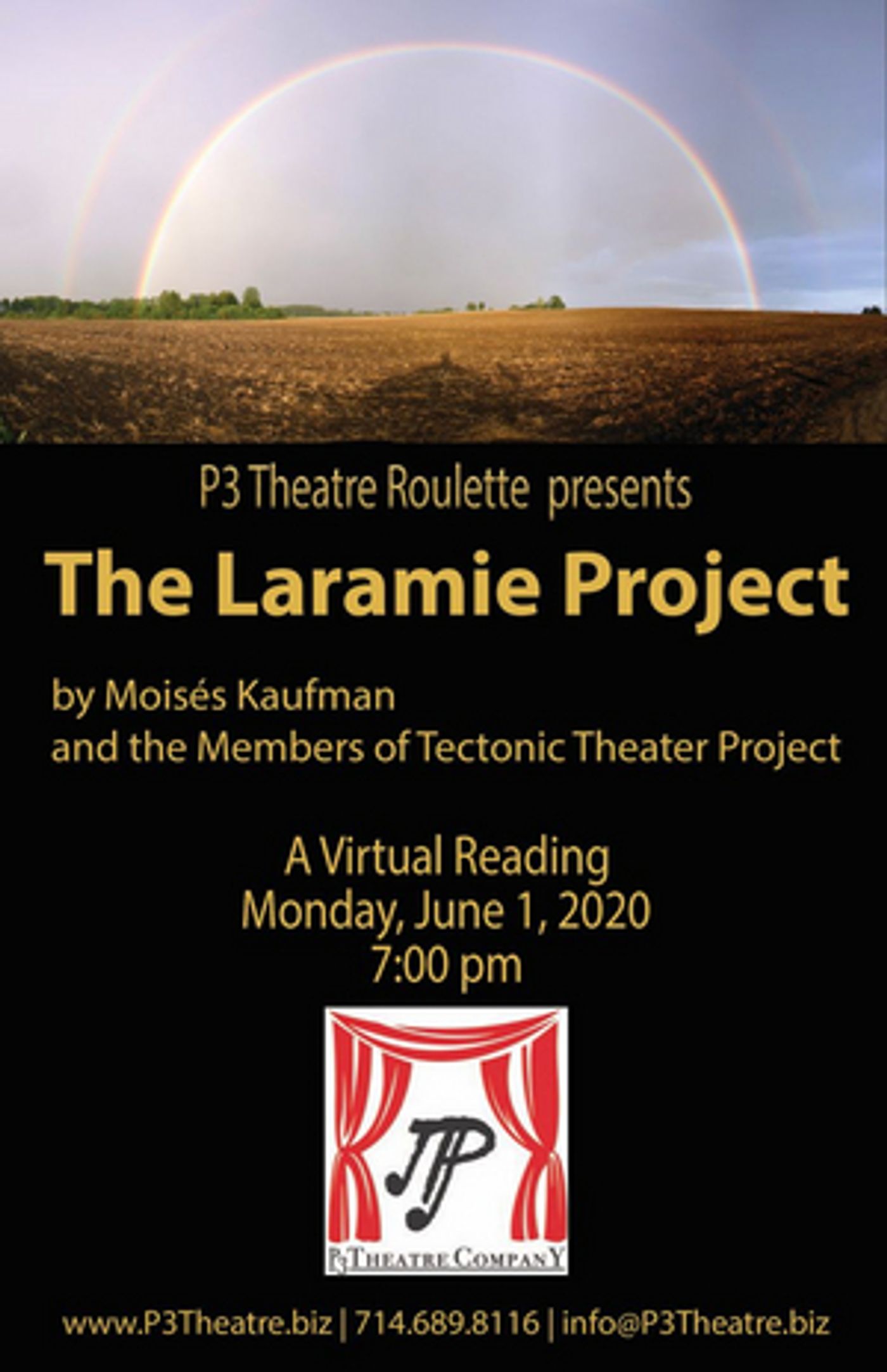Interview: Meet Jon Peterson, Executive Artistic Director/Founder of P3 Theatre Roulette, on Presenting THE LARAMIE PROJECT Online 6/1  Image