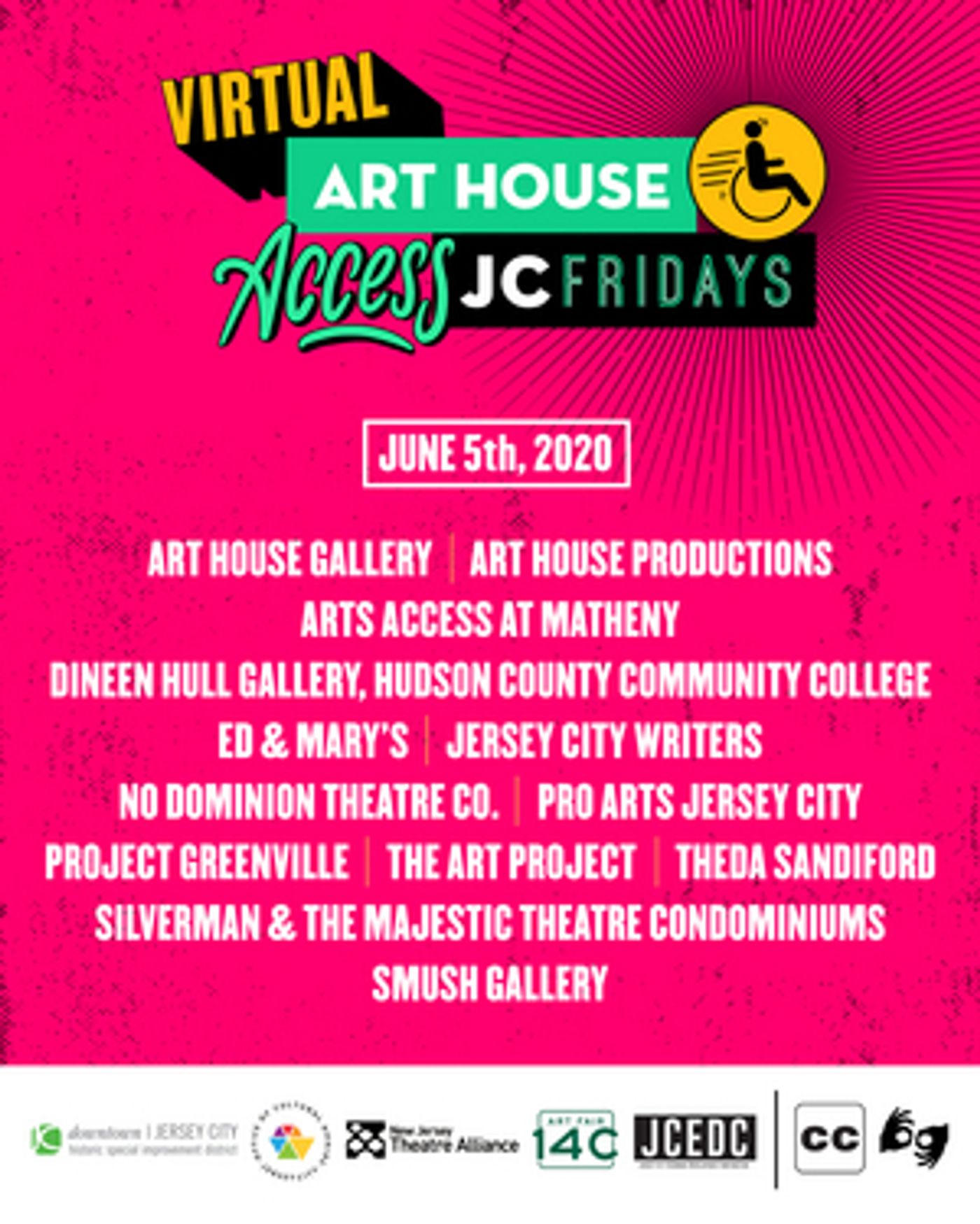 Art House Productions Announces Lineup for VIRTUAL ACCESS JC FRIDAYS Art House Productions Announces Lineup for VIRTUAL ACCESS JC FRIDAYS Image