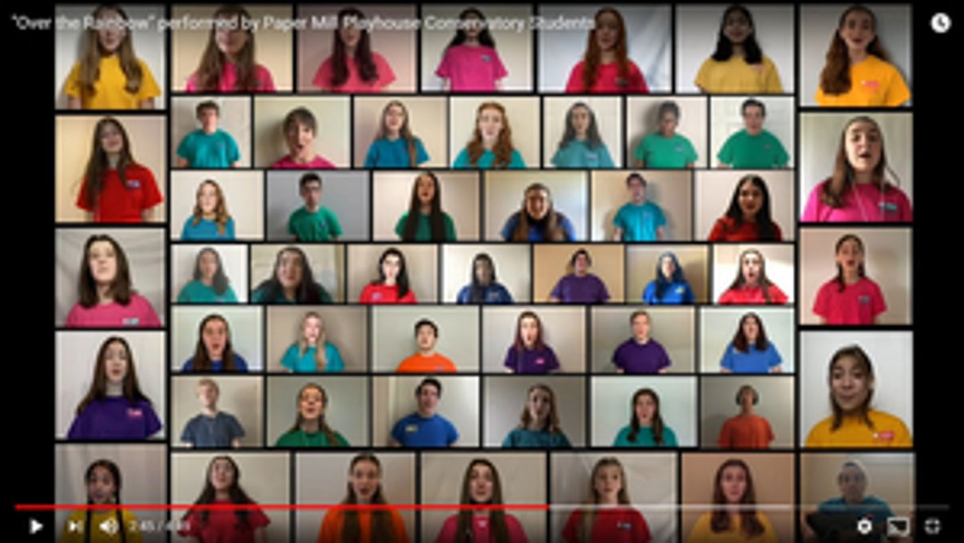 VIDEO-Paper-Mill-Playhouse-Broadway-Show-Choir-Alumni-Perform-Tomorrow-From-ANNIE-20200526 VIDEO: Paper Mill Playhouse Conservatory Students Perform 'Over the Rainbow' Image