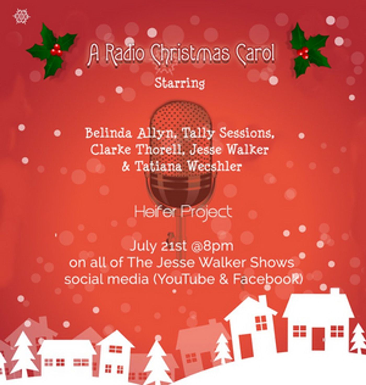 Clarke Thorell, Tally Sessions and More to be Featured in A CHRISTMAS CAROL, THE RADIO PLAY Livestream Benefit Clarke Thorell, Tally Sessions and More to be Featured in A CHRISTMAS CAROL, THE RADIO PLAY Livestream Benefit Image