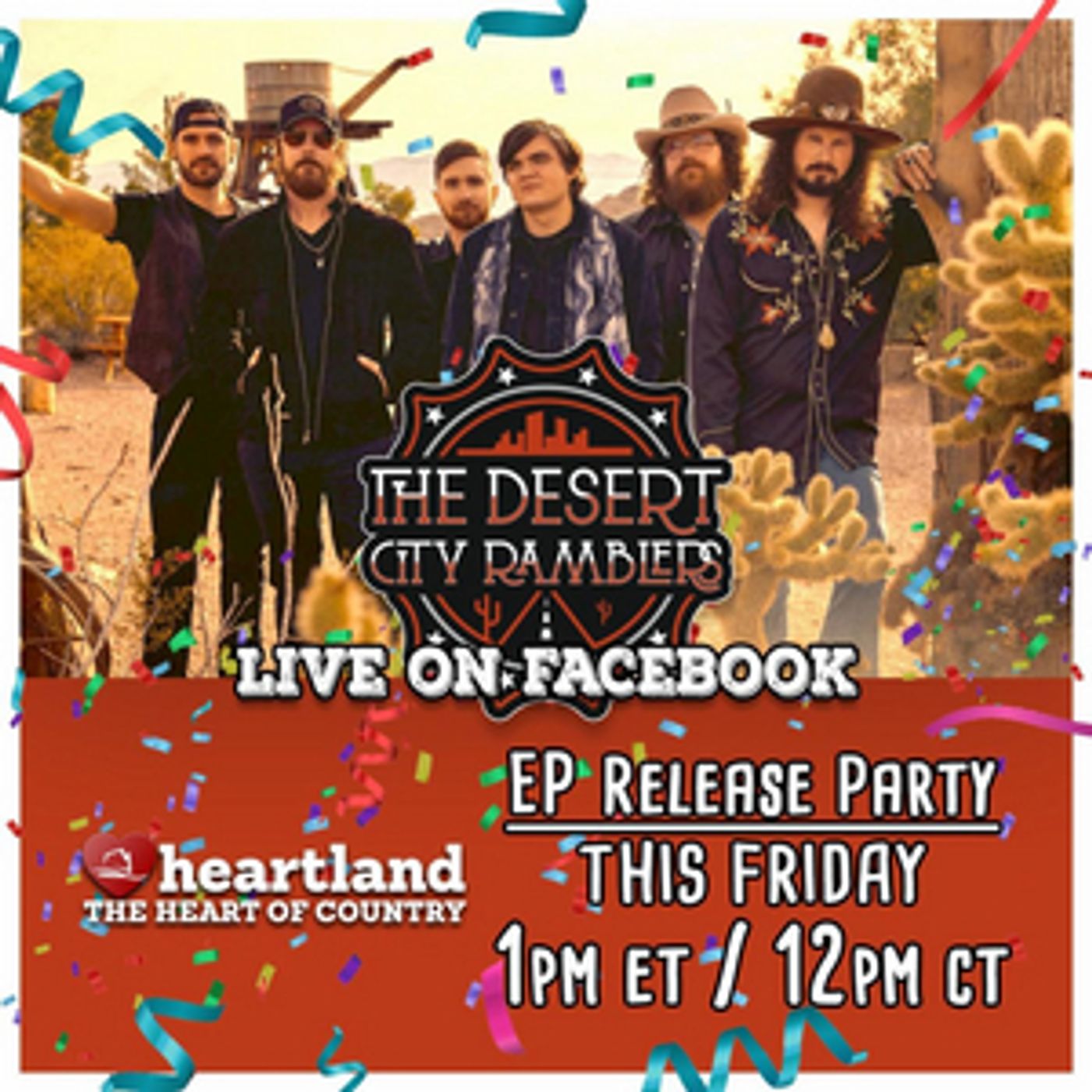 Heartland Network to Host The Desert City Ramblers EP Release Party Heartland Network to Host The Desert City Ramblers EP Release Party Image