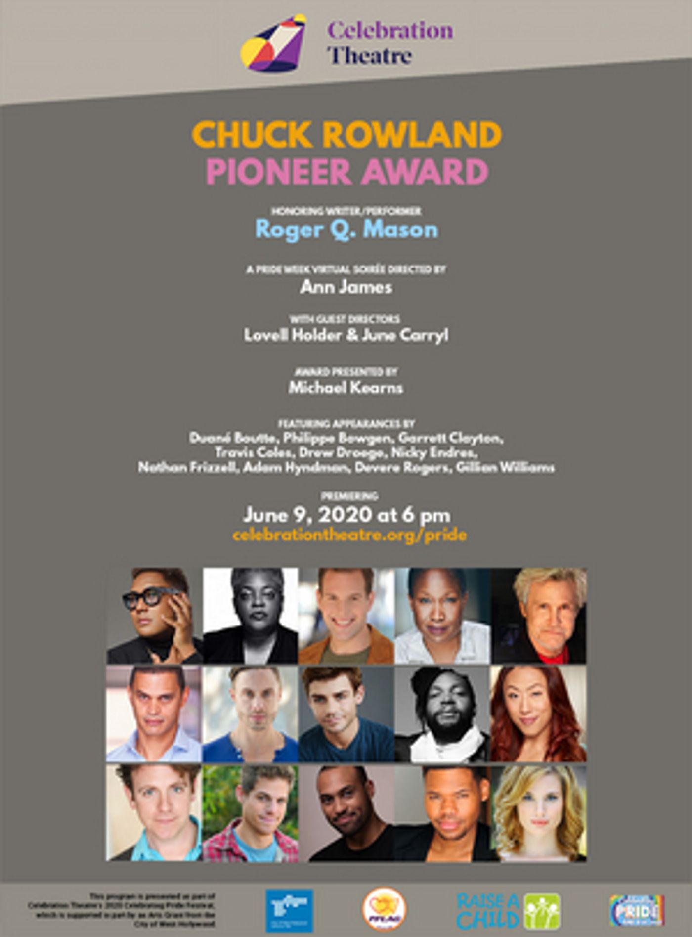 Garrett Clayton & More to Take Part in Chuck Rowland Pioneer Award Virtual Ceremony Celebrating Roger Q. Mason  Image
