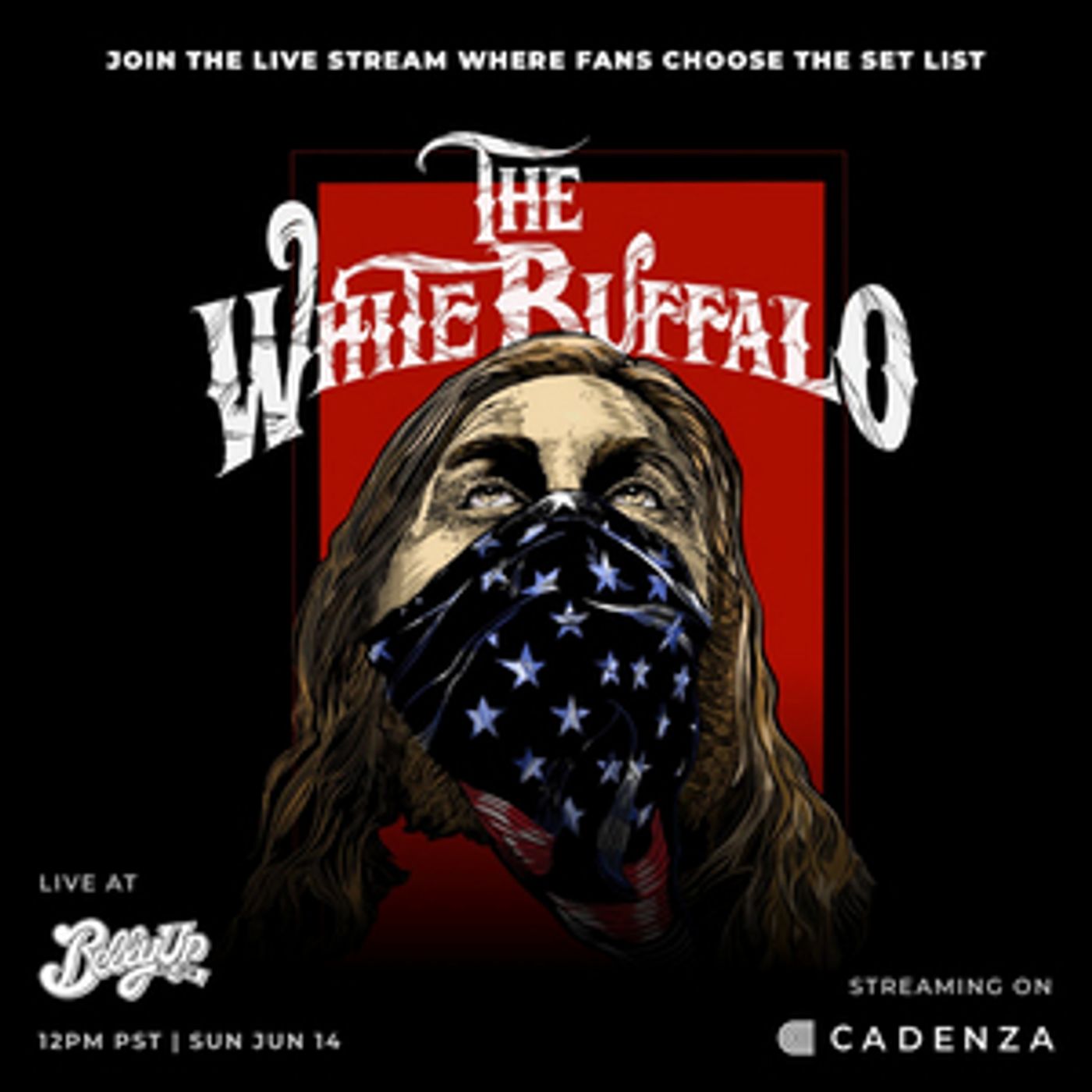 The White Buffalo Announces THE WHITE BUFFALO LIVE FROM THE BELLY UP TAVERN The White Buffalo Announces THE WHITE BUFFALO LIVE FROM THE BELLY UP TAVERN Image