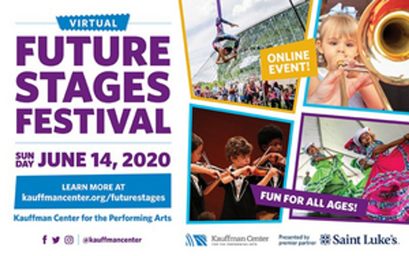 Kauffman Center's Annual FUTURE STAGES FESTIVAL Goes Virtual Kauffman Center's Annual FUTURE STAGES FESTIVAL Goes Virtual Image