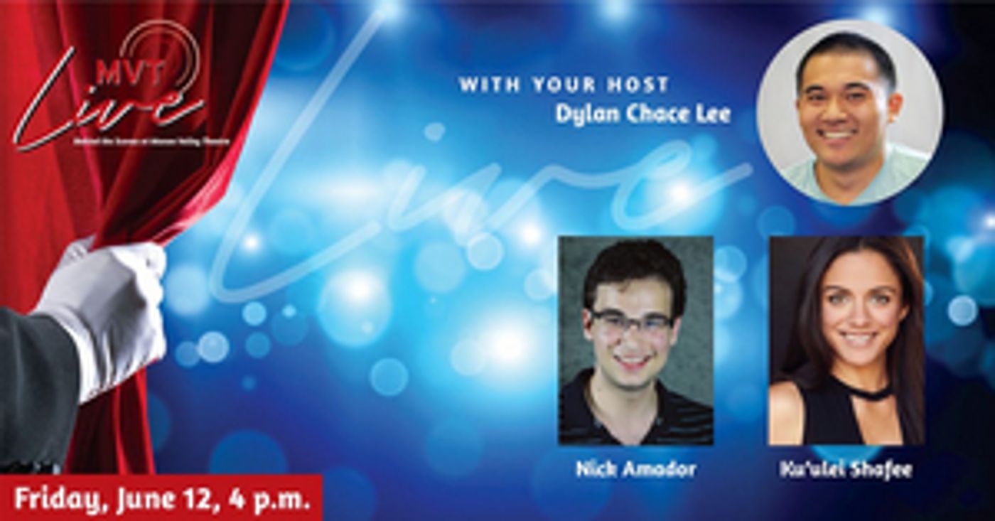 Manoa Valley Theatre Features Ku'ulei Shafee and Nick Amador On This Week's MVT LIVE Manoa Valley Theatre Features Ku'ulei Shafee and Nick Amador On This Week's MVT LIVE Image