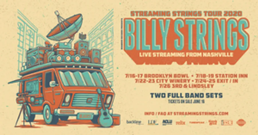 Billy Strings Announces Streaming Strings 2020 Tour Image