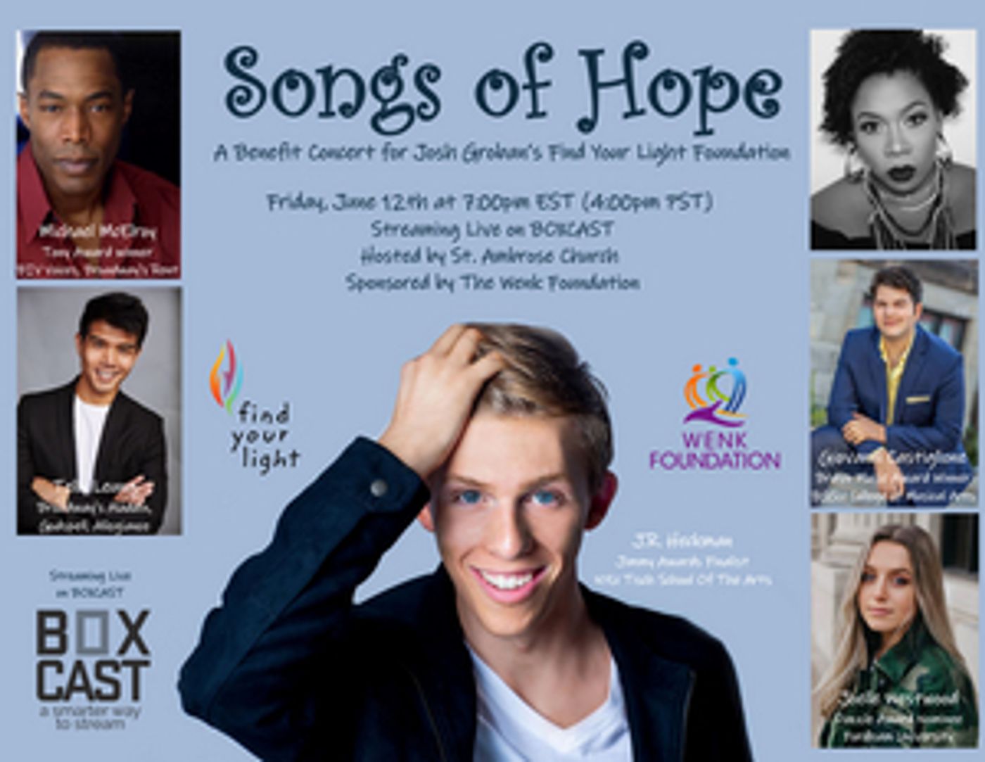 Telly Leung, Michael McElroy & More Will Raise Their Voices for Find Your Light Foundation in SONGS OF HOPE Telly Leung, Michael McElroy & More Will Raise Their Voices for Find Your Light Foundation in SONGS OF HOPE Image