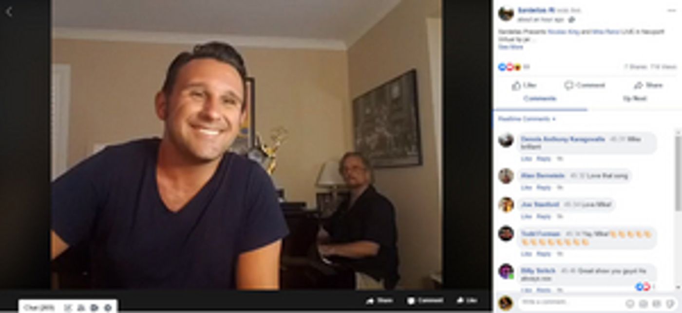 Review: Mike Renzi And Nicolas King Master The Live Streaming Concert in MIKE RENZI LIVE AT SARDELLA'S Review: Mike Renzi And Nicolas King Master The Live Streaming Concert in MIKE RENZI LIVE AT SARDELLA'S Image