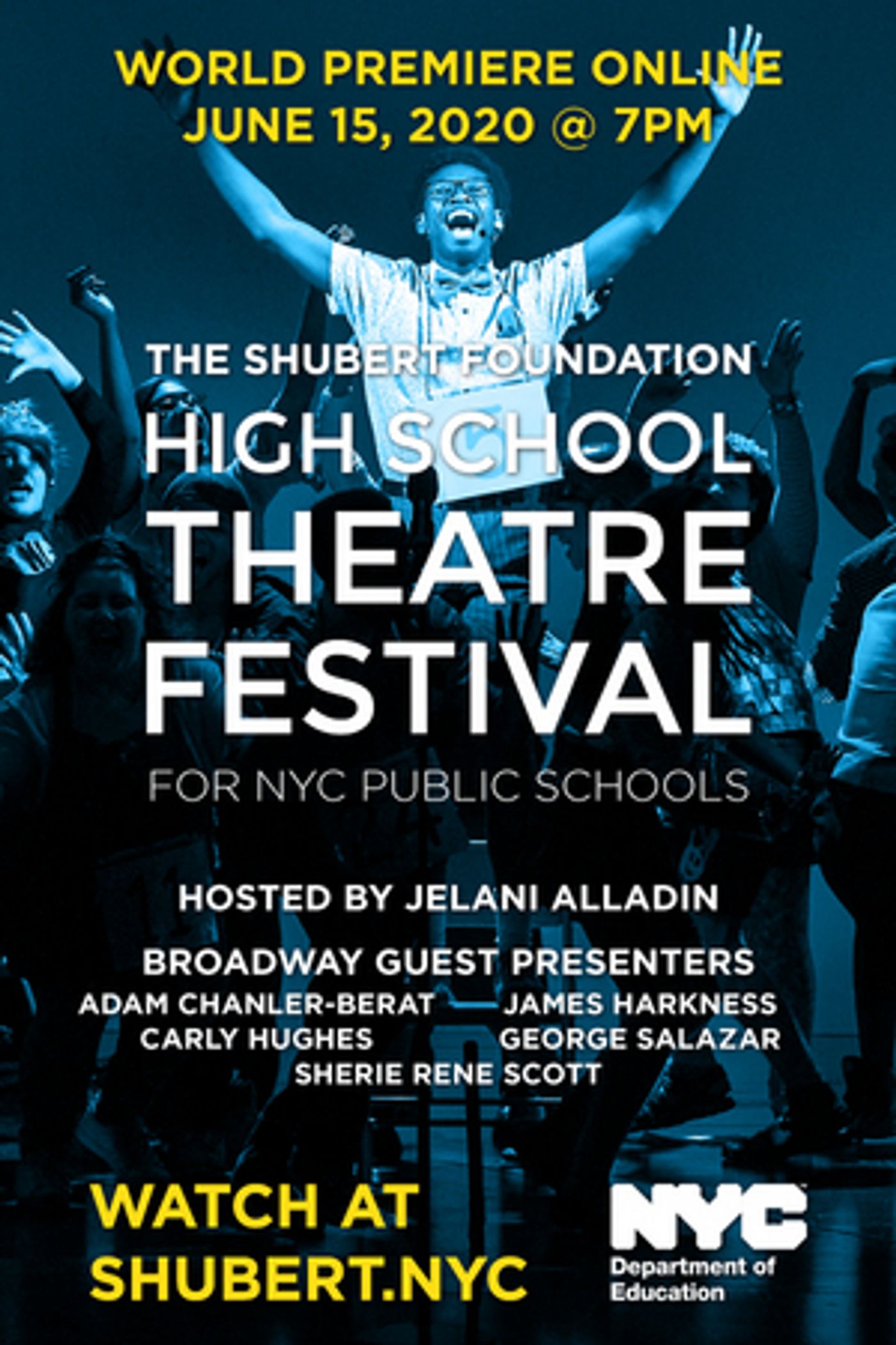 Jelani Alladin to Host THE SHUBERT FOUNDATION HIGH SCHOOL THEATRE FESTIVAL Jelani Alladin to Host THE SHUBERT FOUNDATION HIGH SCHOOL THEATRE FESTIVAL Image