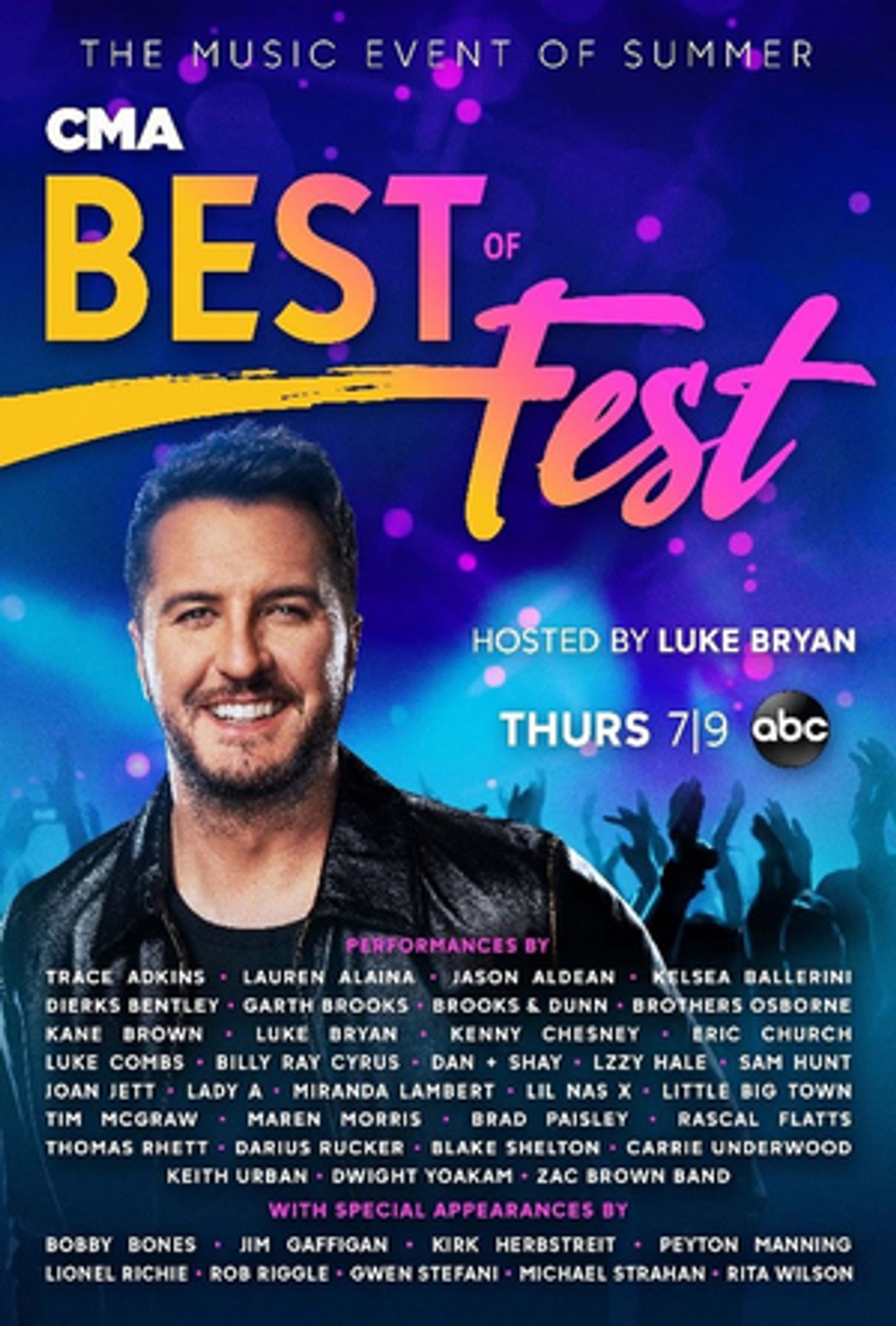 ABC to Air CMA BEST OF FEST This July ABC to Air CMA BEST OF FEST This July Image