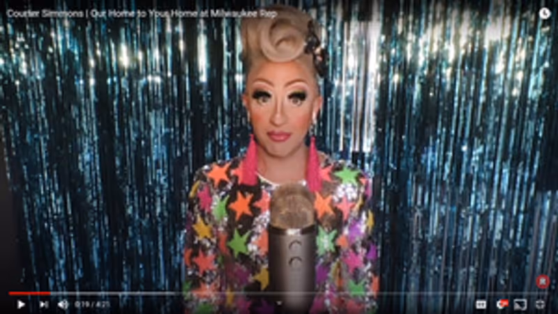 VIDEO: Courter Simmons Joins Milwaukee Rep's OUR HOME TO YOUR HOME Series Image