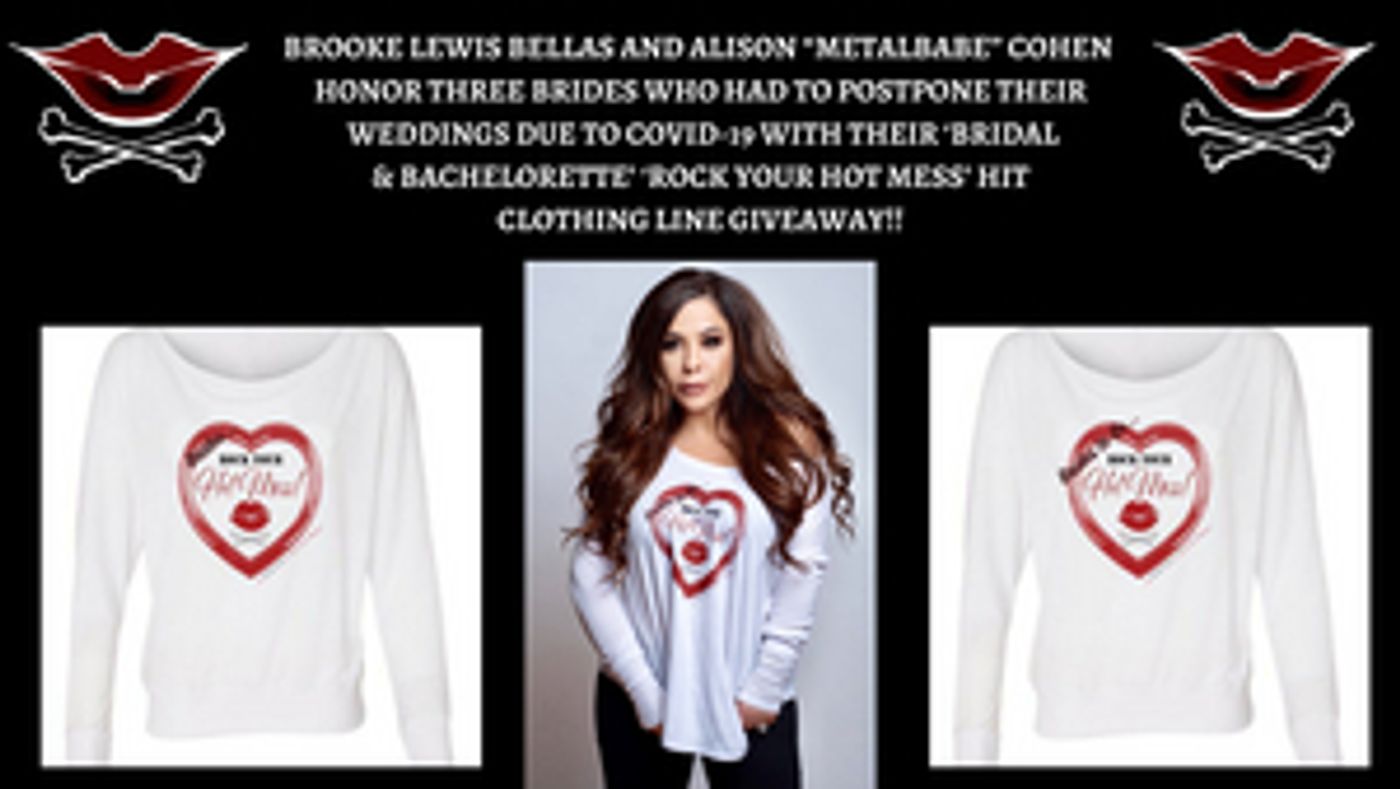 Brooke Lewis Bellas and Metal Babe Mayhem Honors Three Brides Who Had To Postpone Their Weddings Due To Covid-19  Image