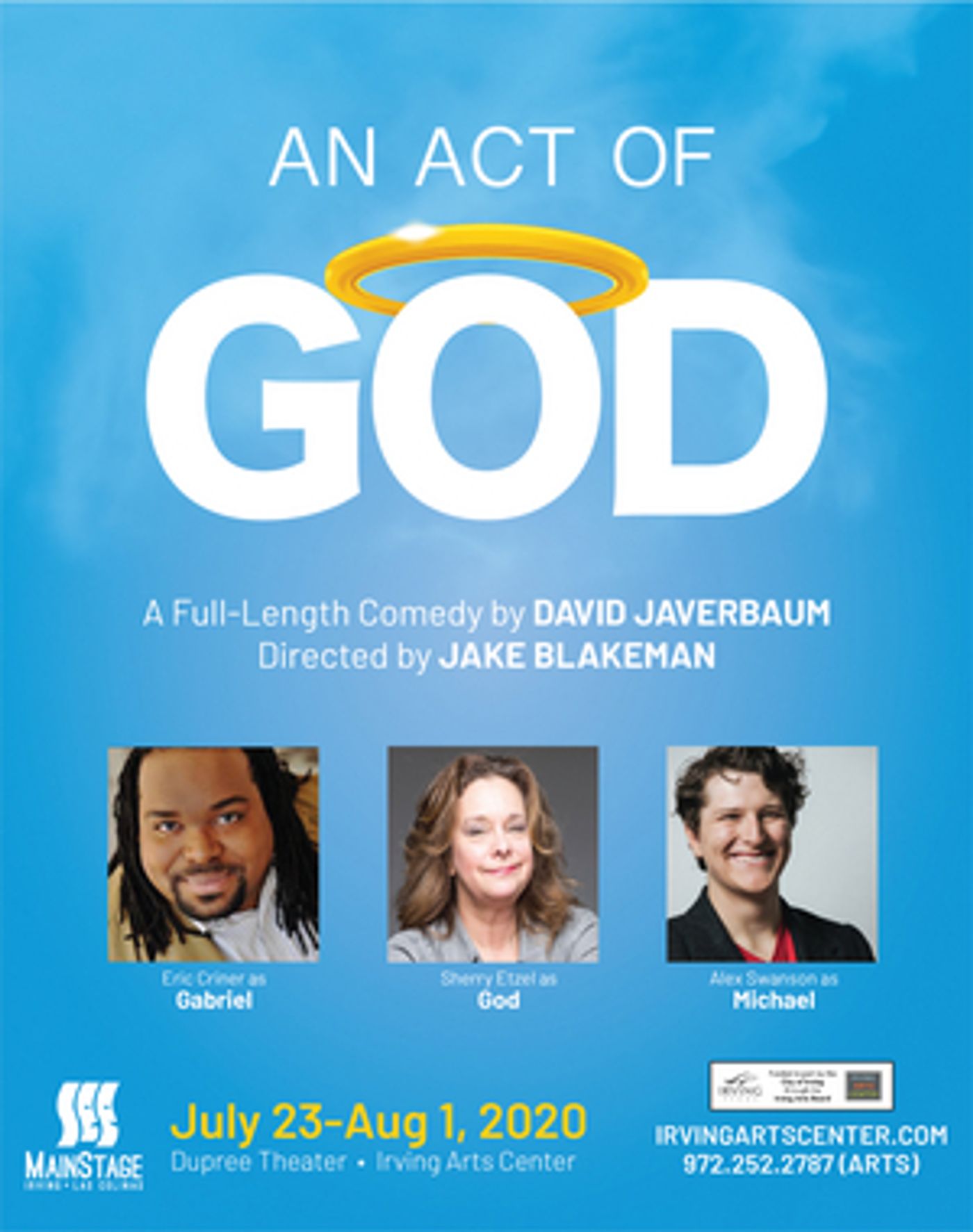David Javerbaum's AN ACT OF GOD Comes to MainStage Irving-Las Colinas David Javerbaum's AN ACT OF GOD Comes to MainStage Irving-Las Colinas Image