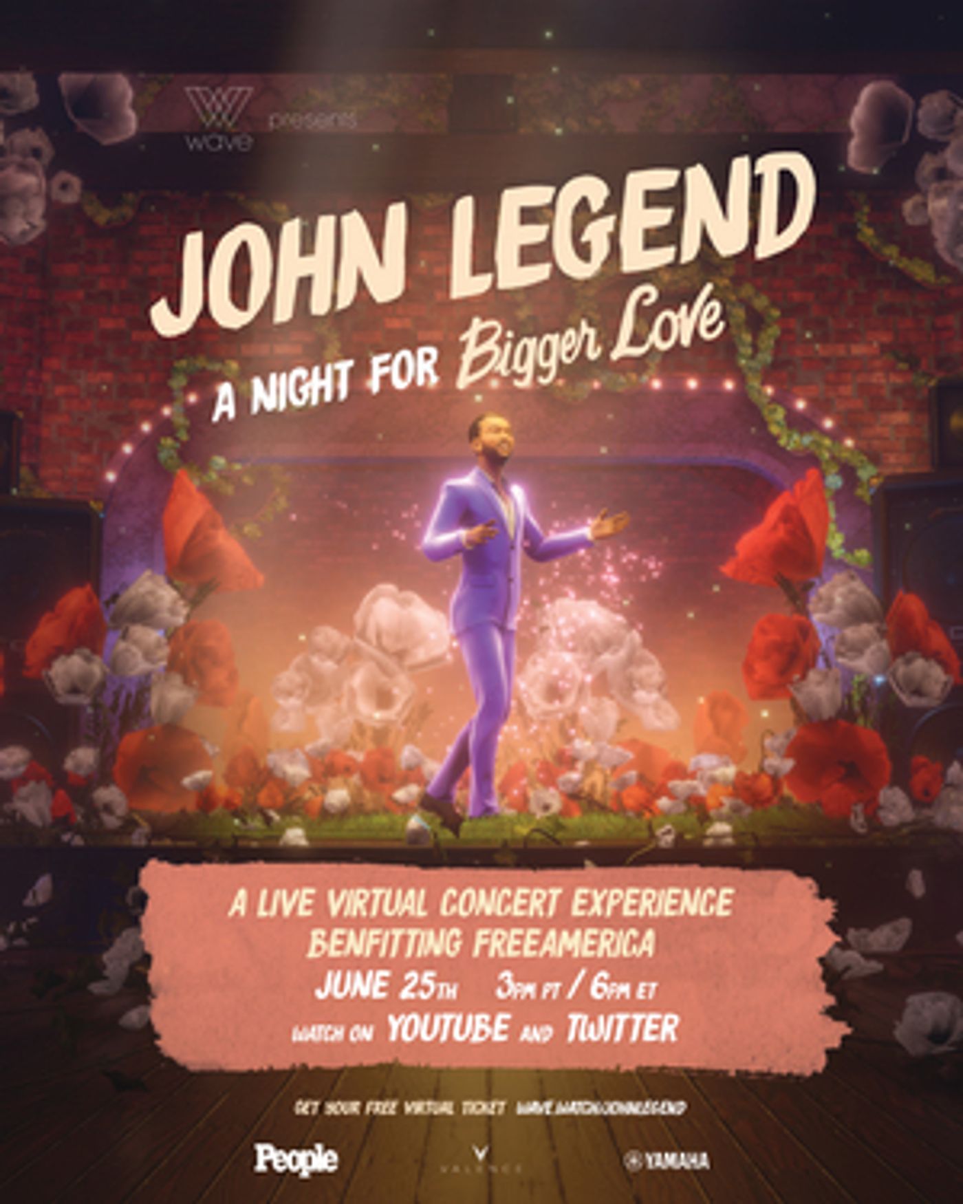 Wave Announces Date of John Legend's First-Ever Virtual Live Concert Event Wave Announces Date of John Legend's First-Ever Virtual Live Concert Event Image