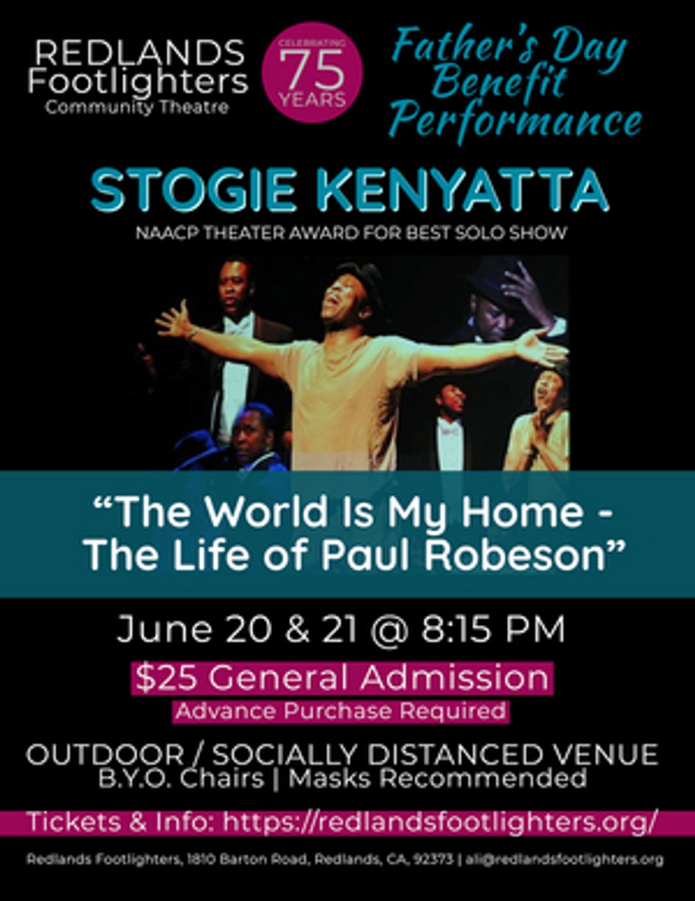 Footlights Presents 'The World is My Home - The Life of Paul Robeson' Footlights Presents 'The World is My Home - The Life of Paul Robeson' Image