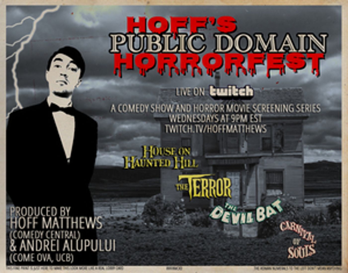 HOFF'S PUBLIC DOMAIN HORRORFEST Presents THE TERROR HOFF'S PUBLIC DOMAIN HORRORFEST Presents THE TERROR Image