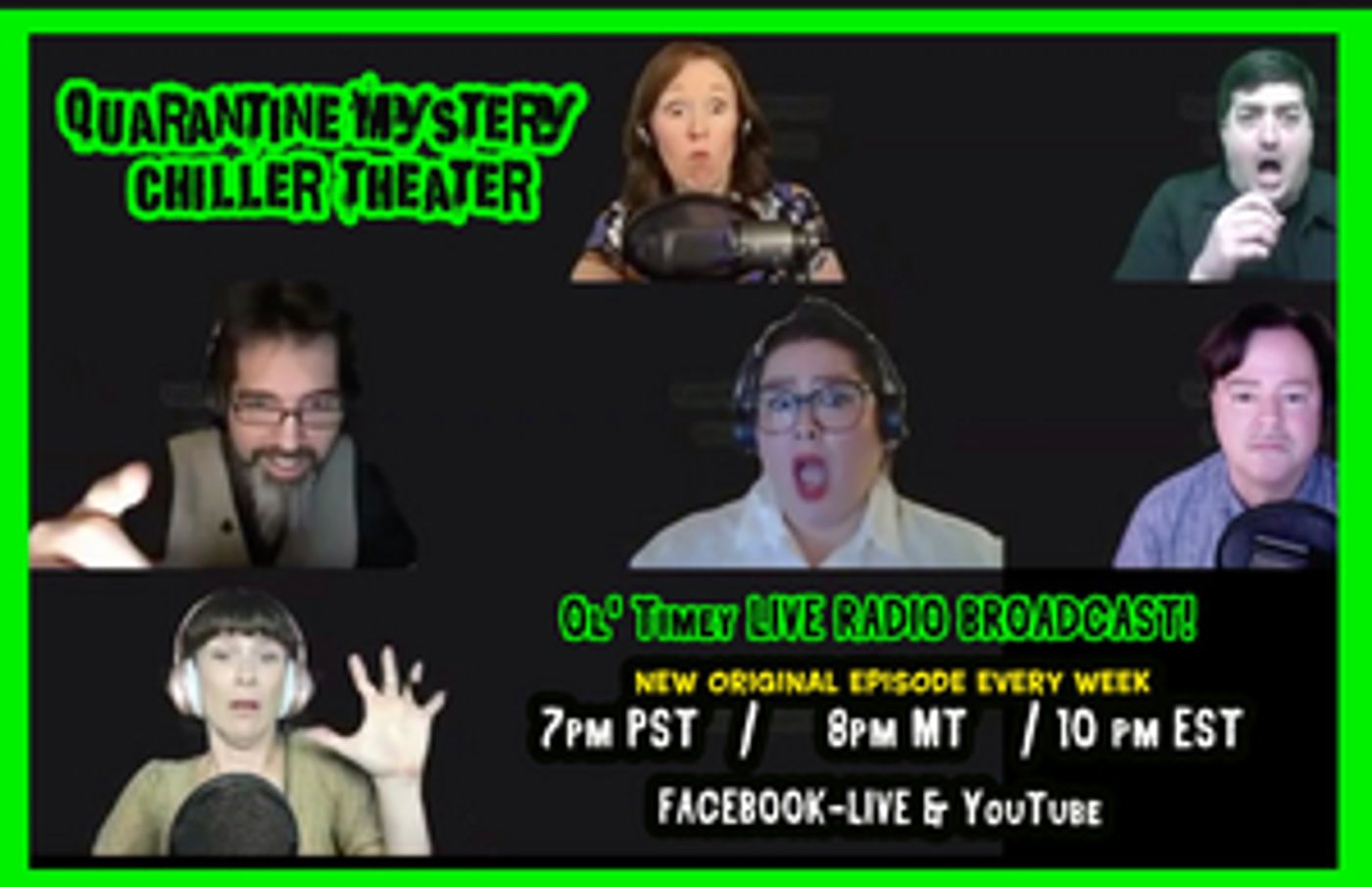 Feature: Quarantine Mystery Chiller Theater Presents Saturday Night Online Episodes Feature: Quarantine Mystery Chiller Theater Presents Saturday Night Online Episodes Image
