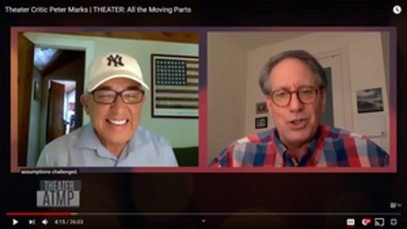 VIDEO: Theater Critic Peter Marks Stops By ALL THE MOVING PARTS VIDEO: Theater Critic Peter Marks Stops By ALL THE MOVING PARTS Image
