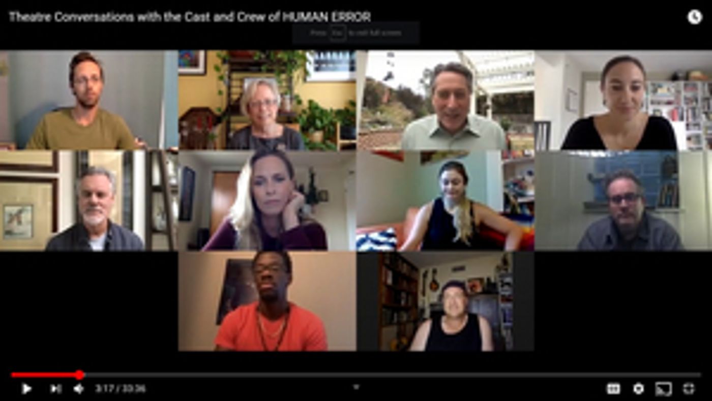 VIDEO: North Coast Repertory Theatre Presents Theatre Conversations with the Cast and Crew of HUMAN ERROR  Image