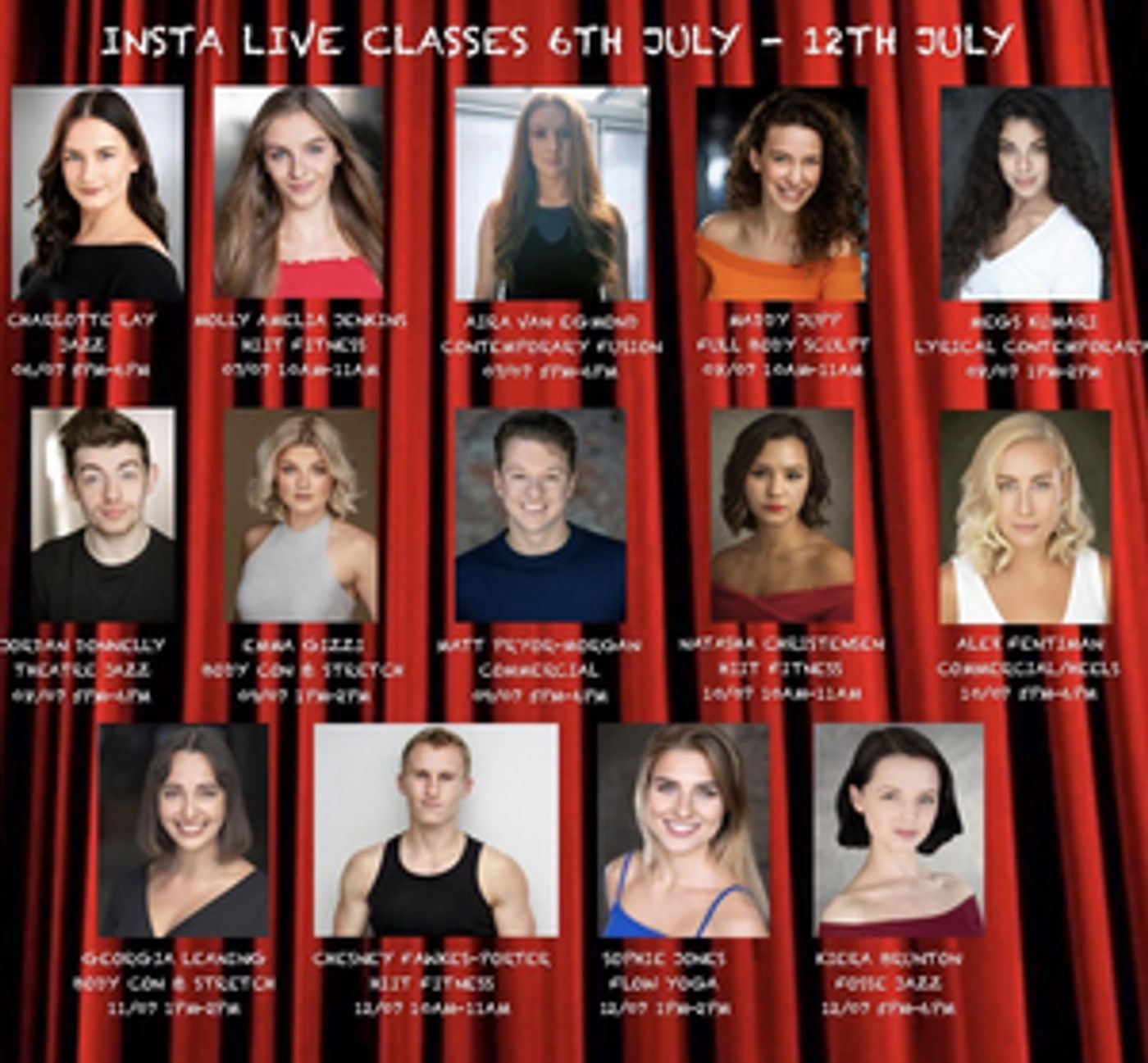 UKGRAD2020 Announce Live Dance and Fitness Classes UKGRAD2020 Announce Live Dance and Fitness Classes Image