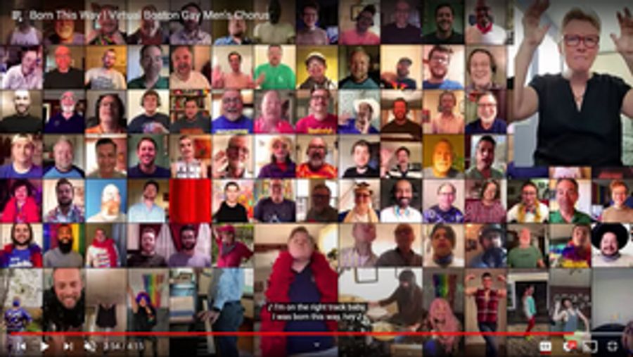 VIDEO: Boston Gay Men's Chorus Performs Lady Gaga's 'Born This Way' for Pride Image