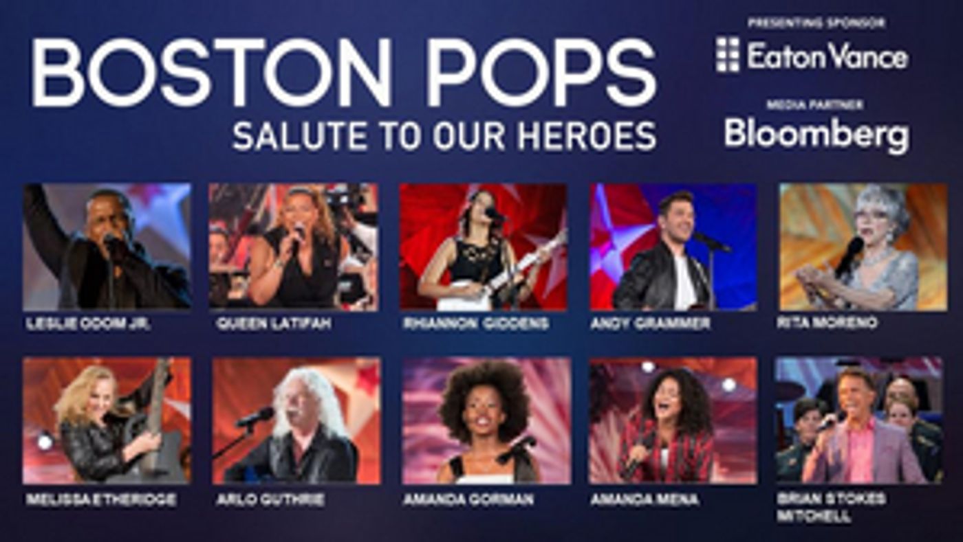 A BOSTON POPS SALUTE TO OUR HEROES to Feature Leslie Odom Jr., Rita Moreno, Brian Stokes Mitchell and More A BOSTON POPS SALUTE TO OUR HEROES to Feature Leslie Odom Jr., Rita Moreno, Brian Stokes Mitchell and More Image