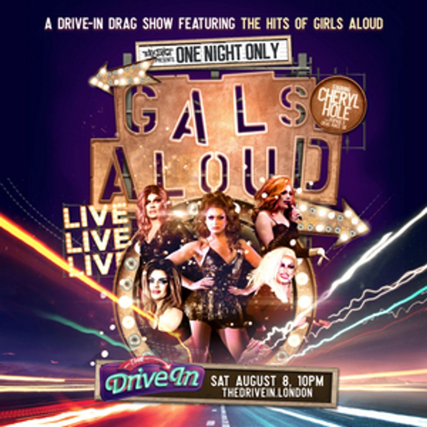 Cheryl Hole To Perform In First Drive In Drag Extravaganza GALS ALOUD - LIVE AT THE DRIVE IN  Image