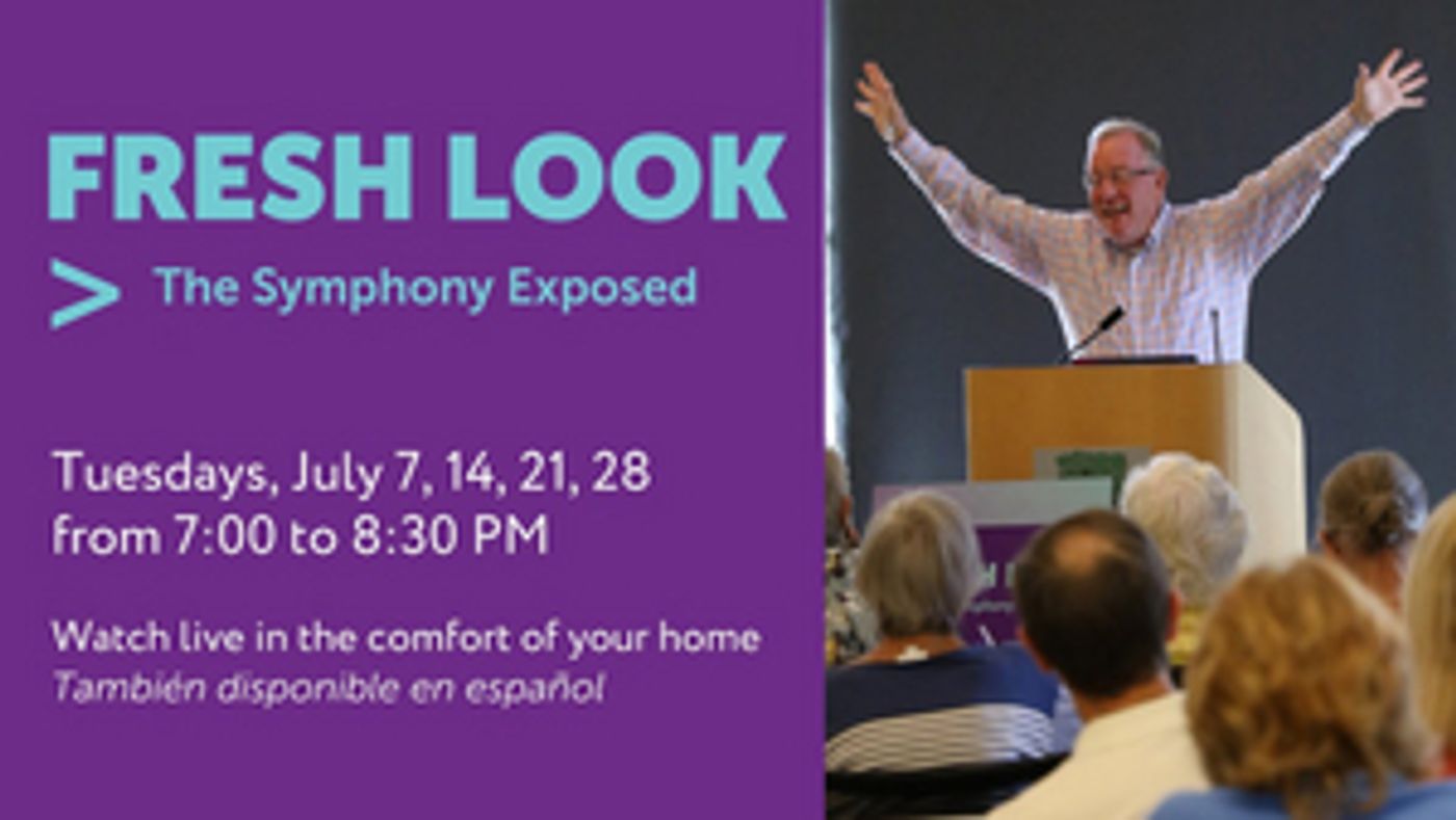 California Symphony Goes Online with FRESH LOOK—THE SYMPHONY EXPOSED  Image