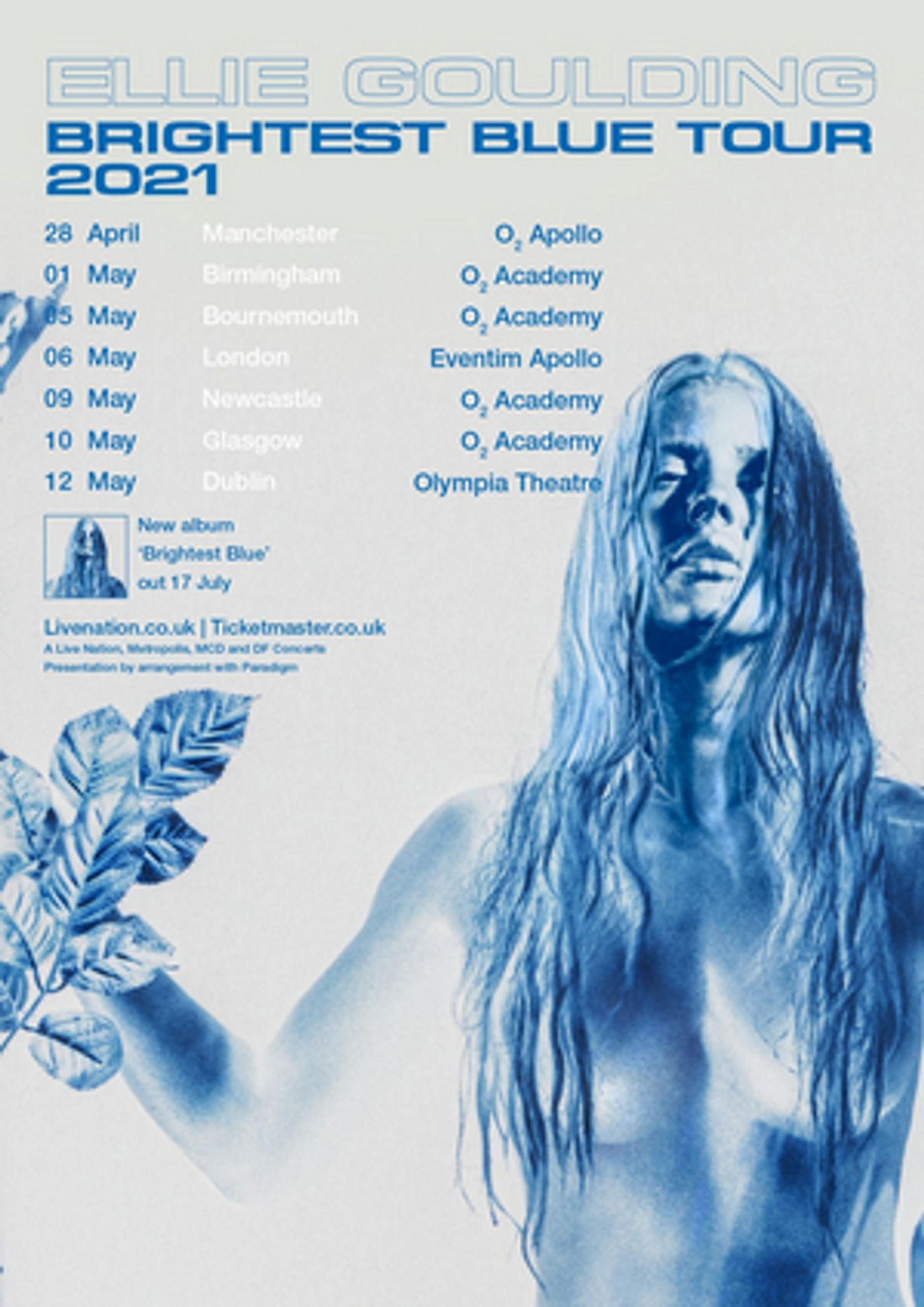 Ellie Goulding Announces the 'Brightest Blue Tour'  Image
