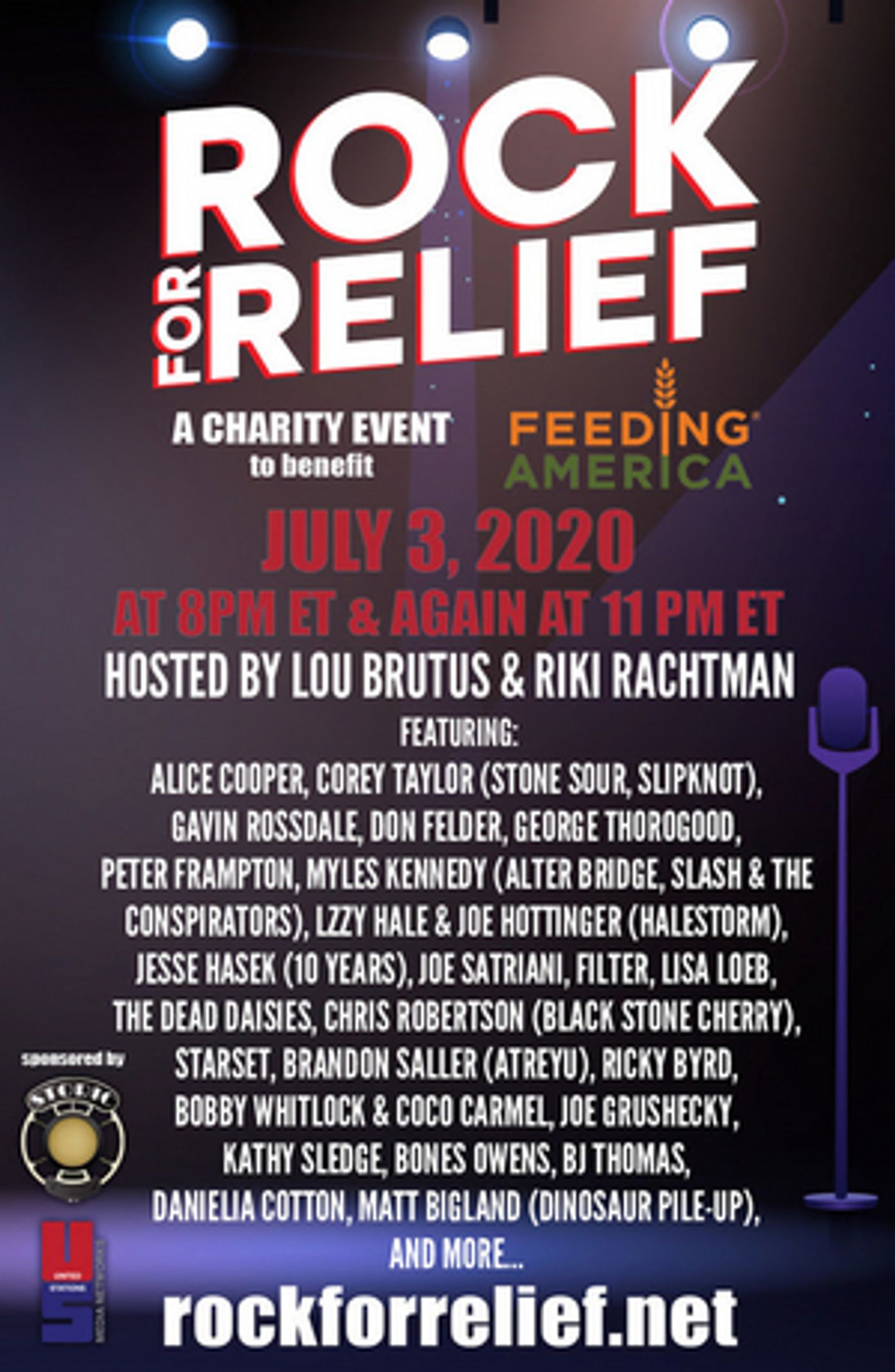 'Rock For Relief' Benefit Concert to Feature Corey Taylor, Gavin Rossdale, and More! 'Rock For Relief' Benefit Concert to Feature Corey Taylor, Gavin Rossdale, and More! Image