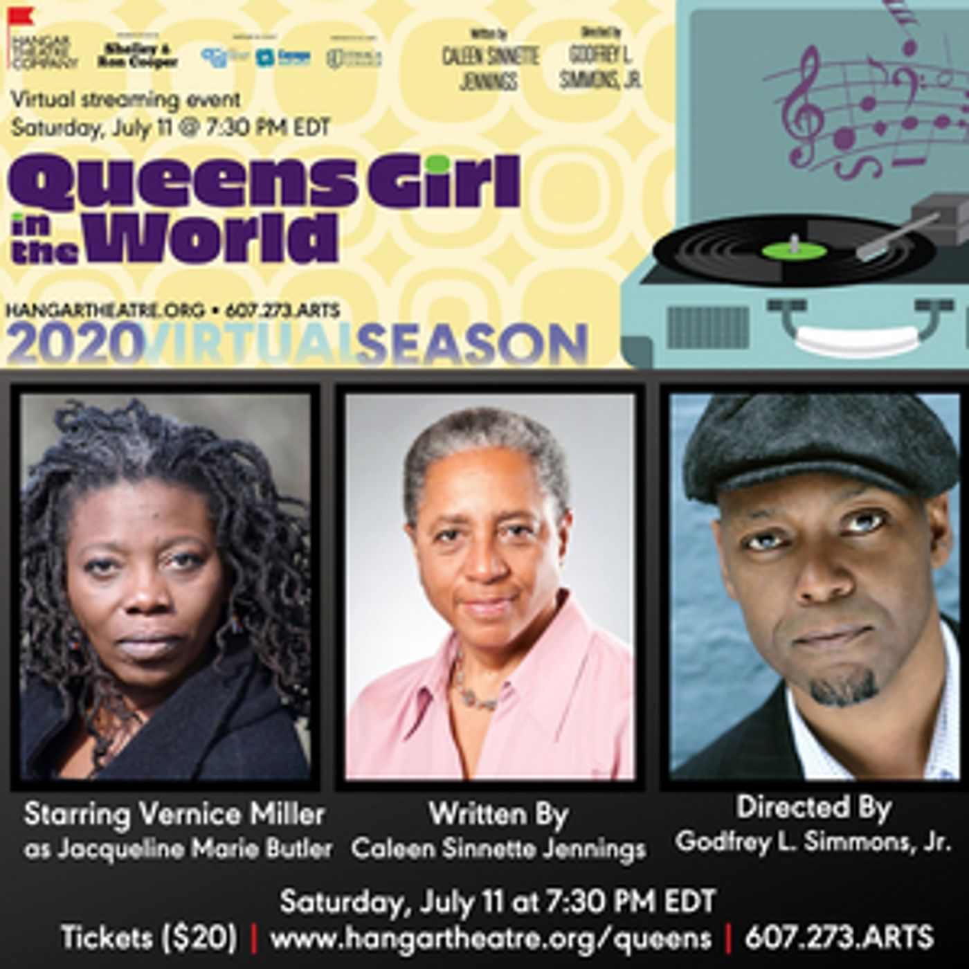Hangar Theatre Company Presents Virtual Production of QUEENS GIRL IN THE WORLD  Image