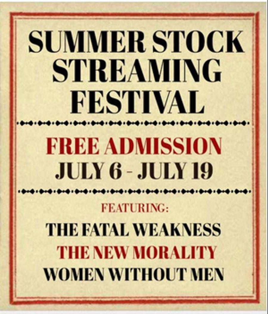 Mint Theater's SUMMER STOCK STREAMING FESTIVAL Begins Today Image