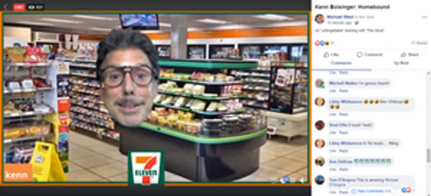 Review: Kenn Boisinger Homebound Has Live Streaming Viewers Doubled Over Review: Kenn Boisinger Homebound Has Live Streaming Viewers Doubled Over Image