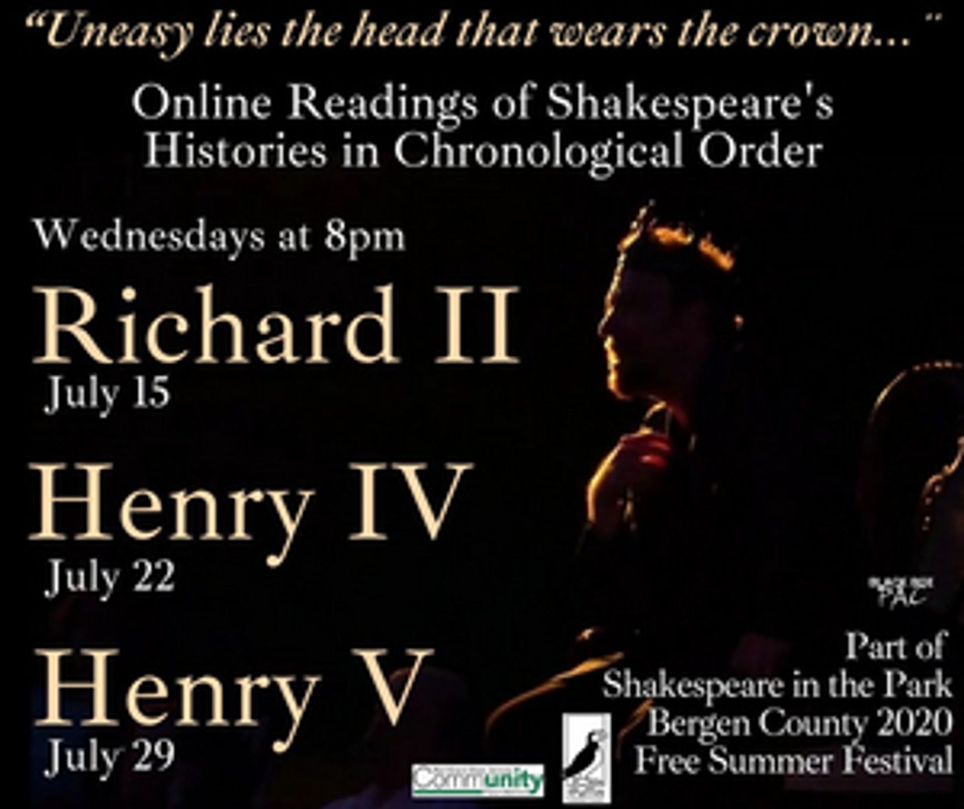 Black Box Performing Arts Center to Present Free Online Shakespeare Readings Black Box Performing Arts Center to Present Free Online Shakespeare Readings Image