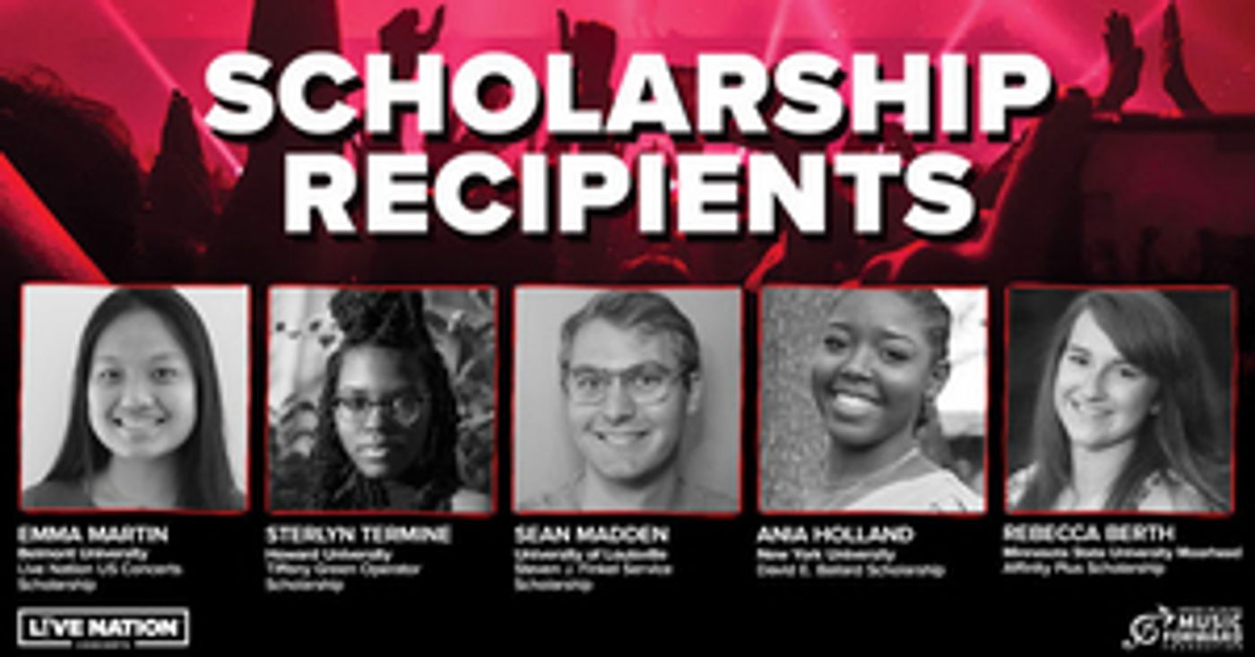 Live Nation and House Of Blues Music Forward Foundation Announce Recipients Of 2020 Scholarship Programs  Image