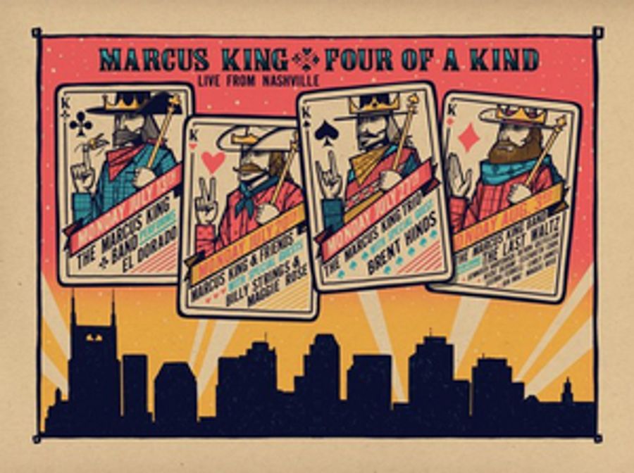 Marcus King Announces 'FOUR OF A KIND - LIVE FROM NASHVILLE' Image