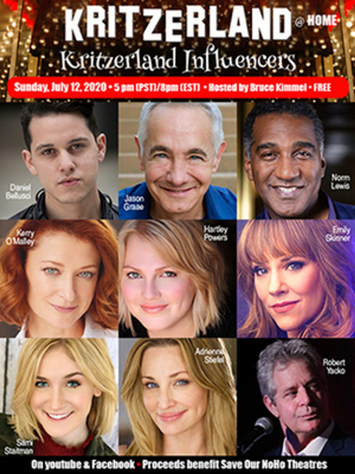 Norm Lewis, Emily Skinner and More to Take Part in Kritzerland Free Online Concert Norm Lewis, Emily Skinner and More to Take Part in Kritzerland Free Online Concert Image