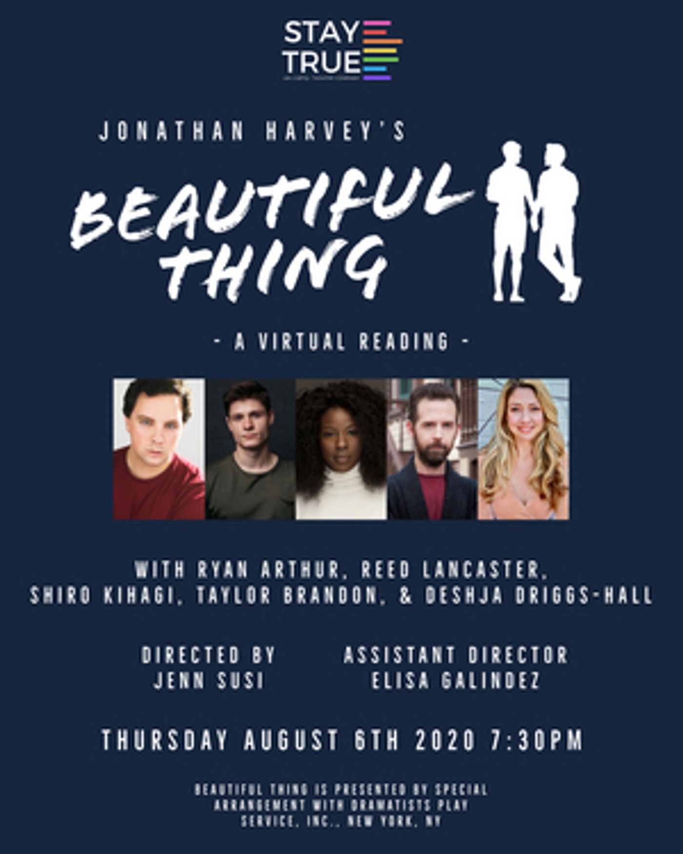Stay True, An LGBTQ+ Theatre Company to Present Virtual Reading of BEAUTIFUL THING  Image