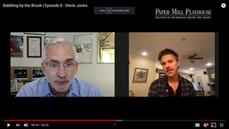 VIDEO: Paper Mill Playhouse Presents Choreographer Denis Jones on BABBLING BY THE BROOK Image
