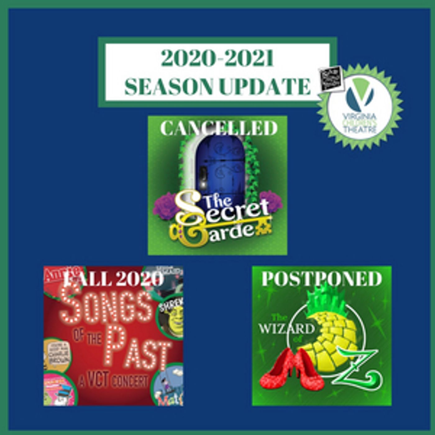 Roanoke Children's Theatre/Virginia Children's Theatre Releases 2020-2021 Season Updates  Image