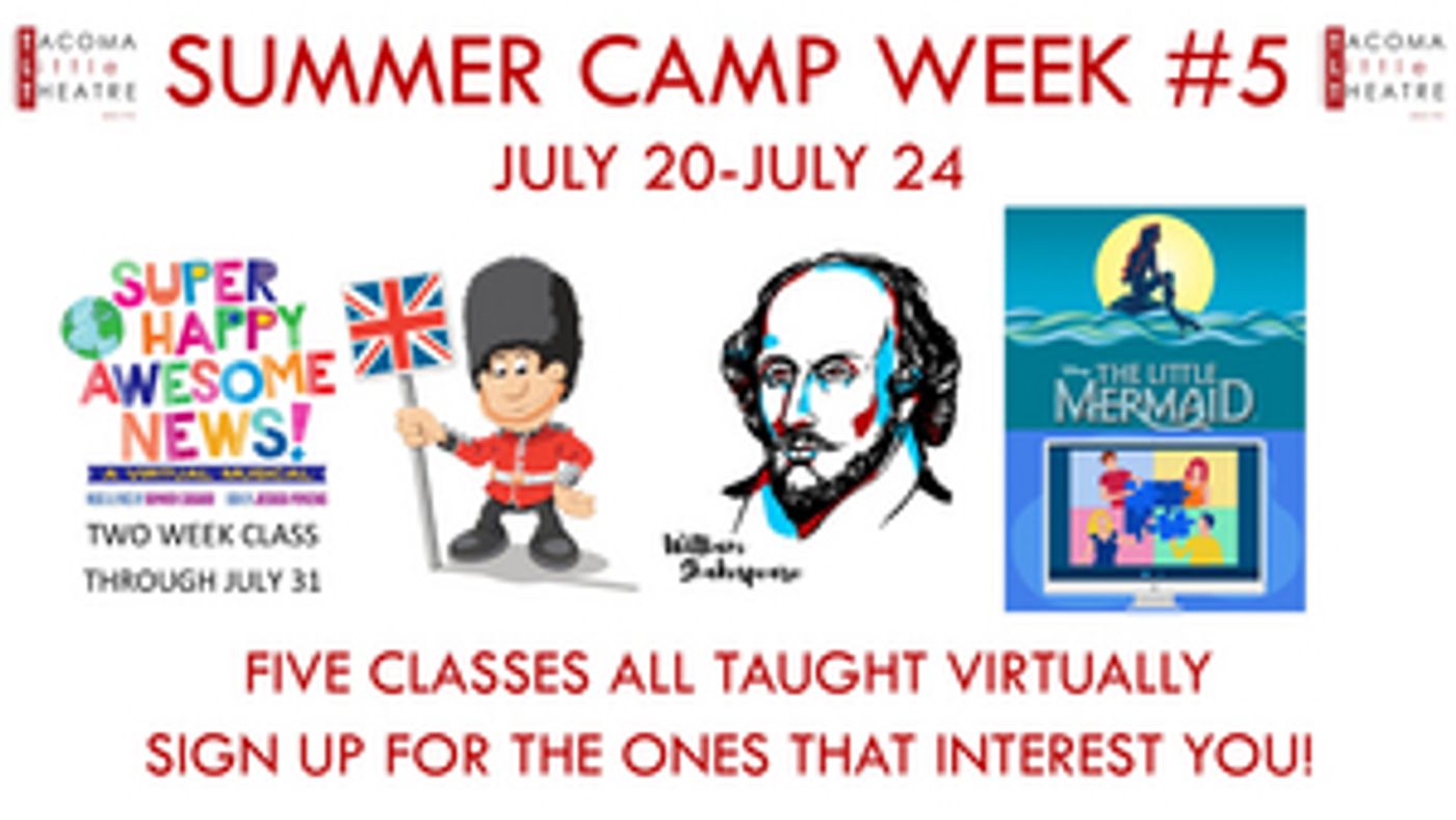 Tacoma Little Theatre Announces Virtual Summer Camp Classes  Image