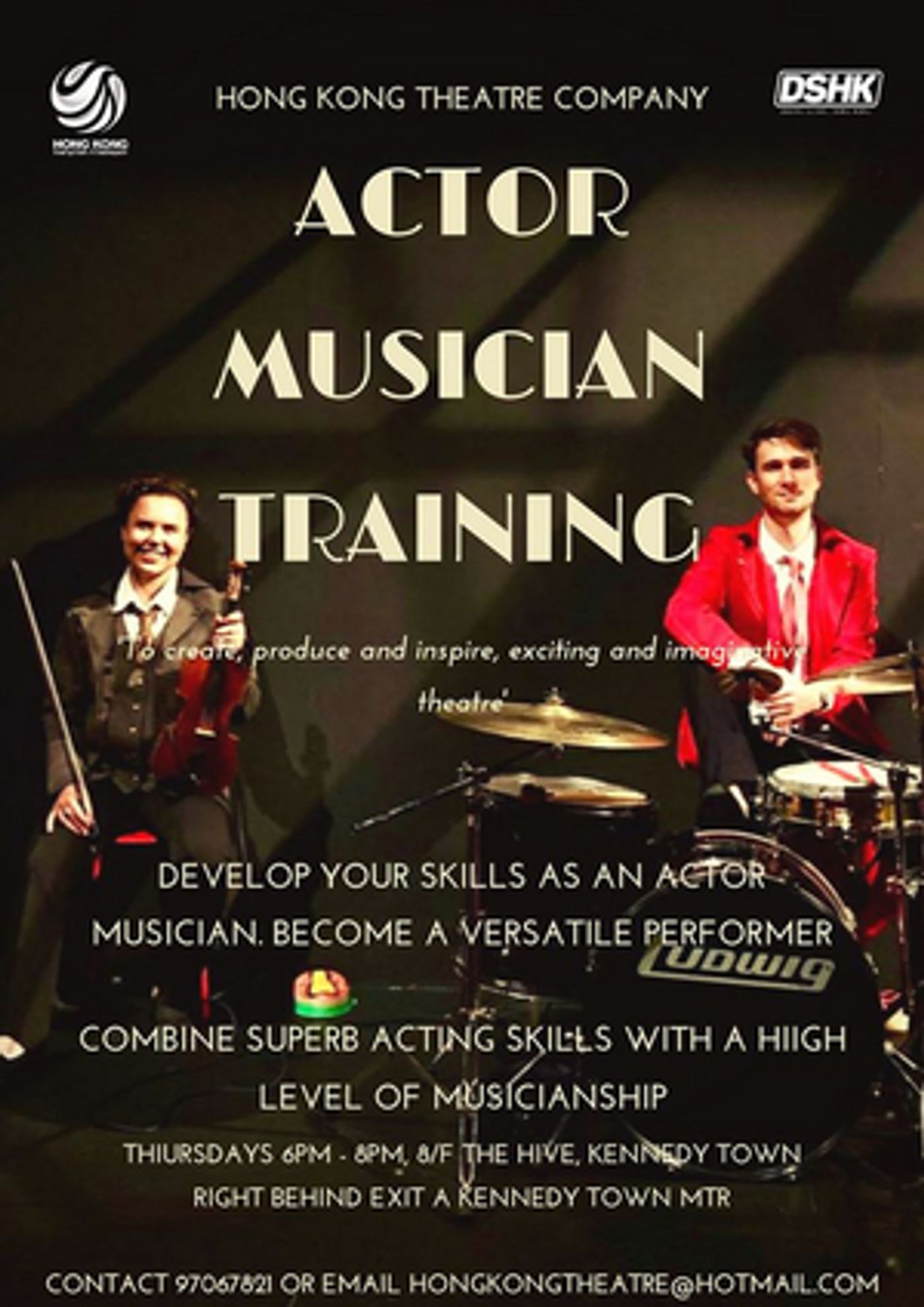 Hong Kong Theatre Company Offers Classes in Actor Musicianship  Image