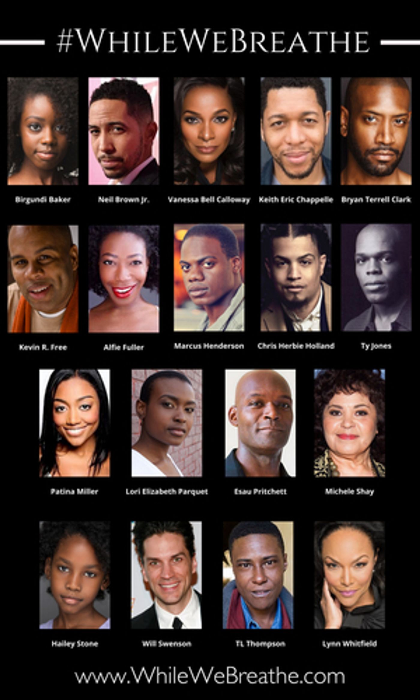 WhileWeBreathe: A NIGHT OF CREATIVE PROTEST to Feature Lynn Whitfield, Patina Miller and More  Image