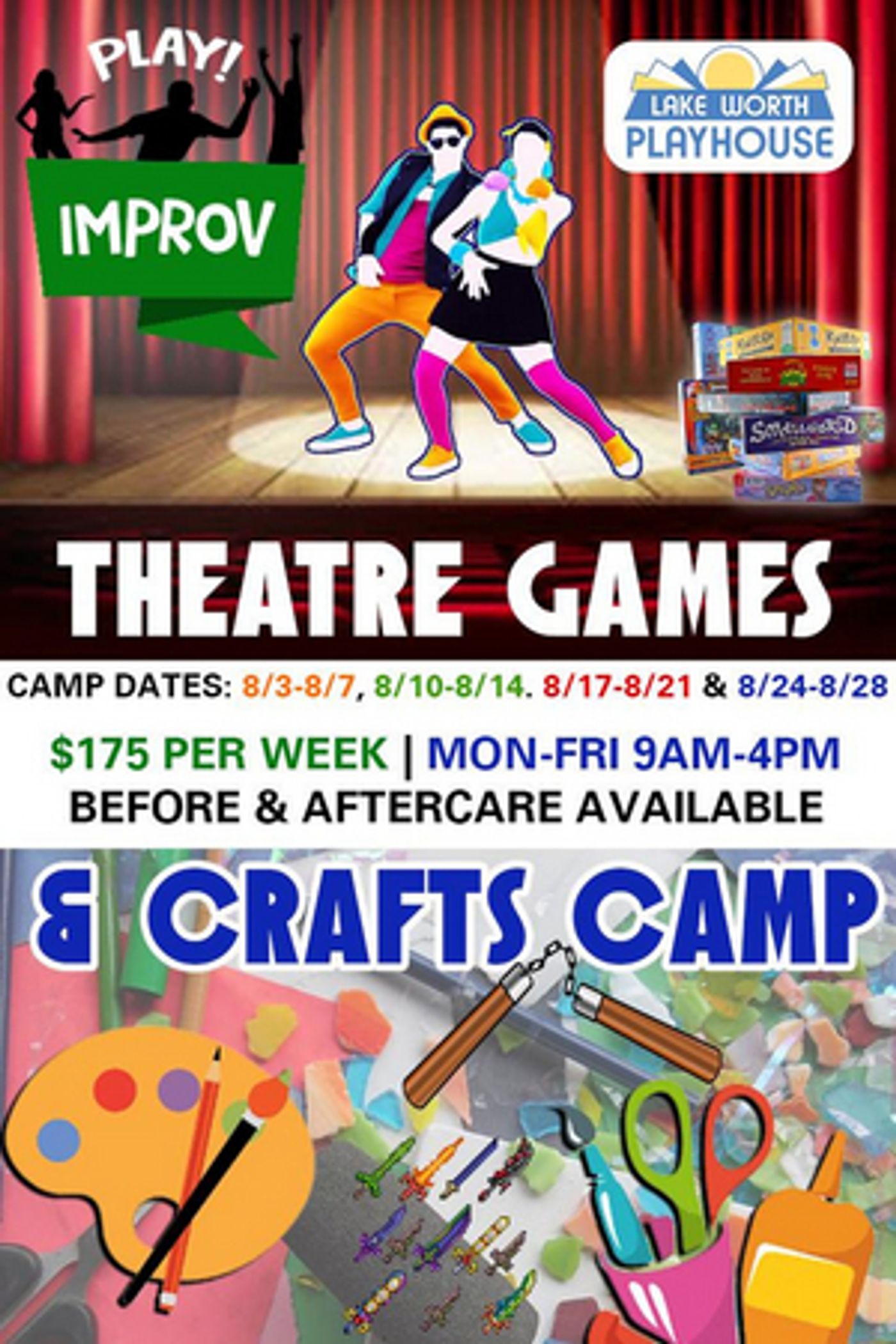 Lake Worth Playhouse Keeps Camp Rolling with Theatre Games and Crafts  Image